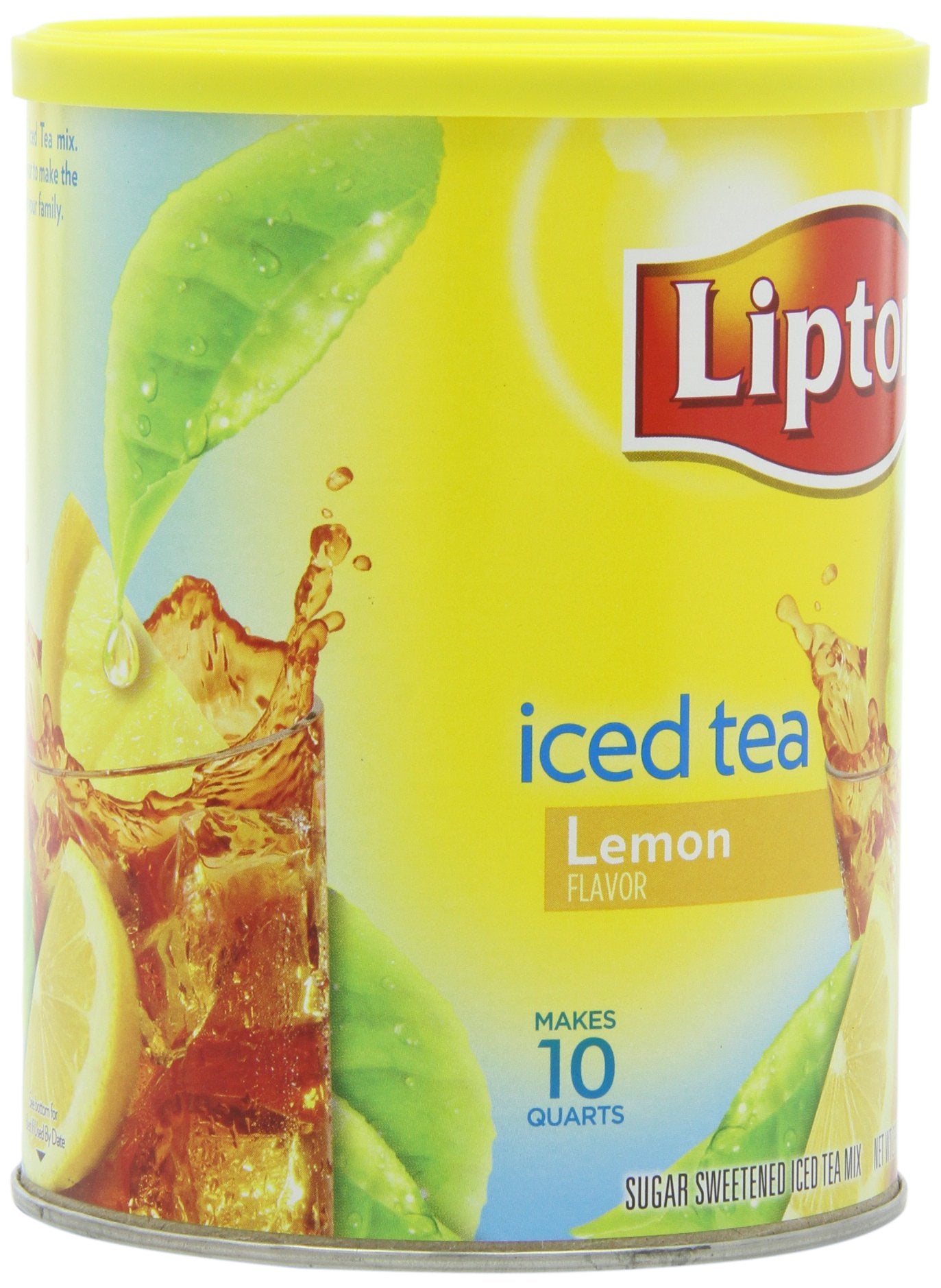 Lipton Lemon Iced Tea Mix, Sweetened, Makes 10 Quarts