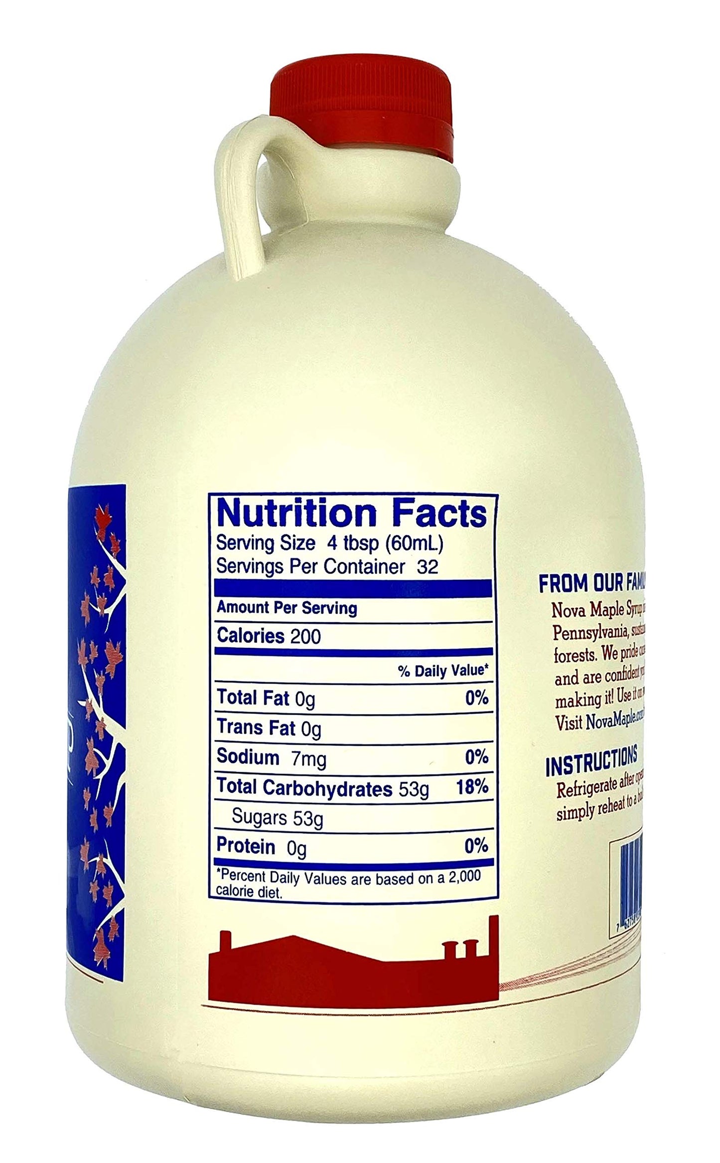 Nova Maple Syrup - Pure Grade-A Maple Syrup (Gallon)