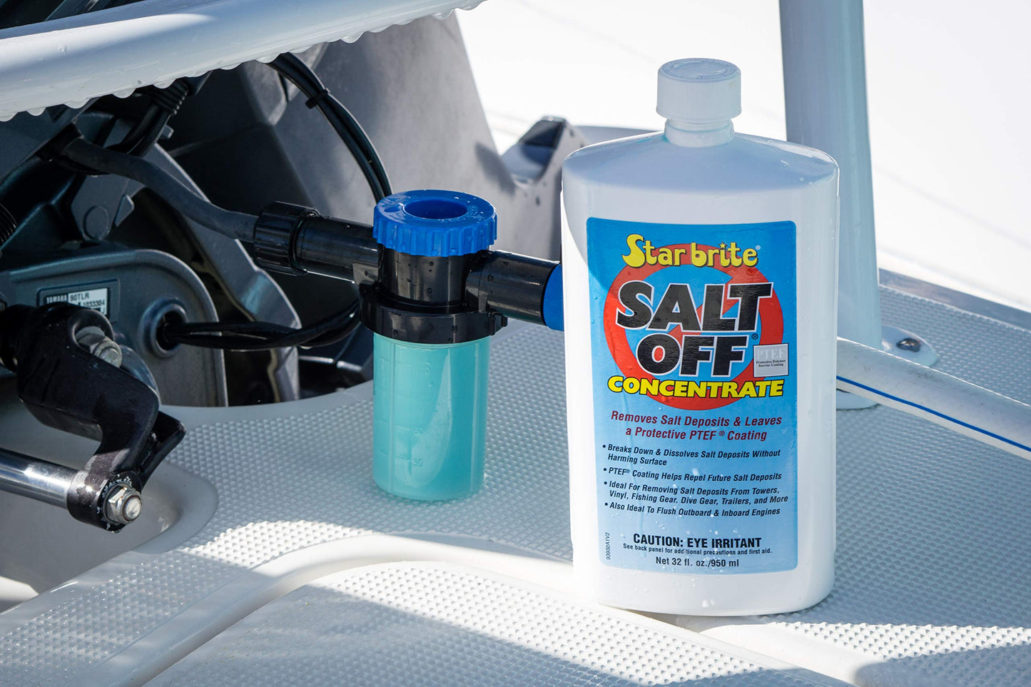STAR BRITE Salt Off Concentrate - 1 Gallon - Ultimate Salt Remover Wash & Marine Engine Flush for Boats, Vehicles, Trailers, and More (093900N)