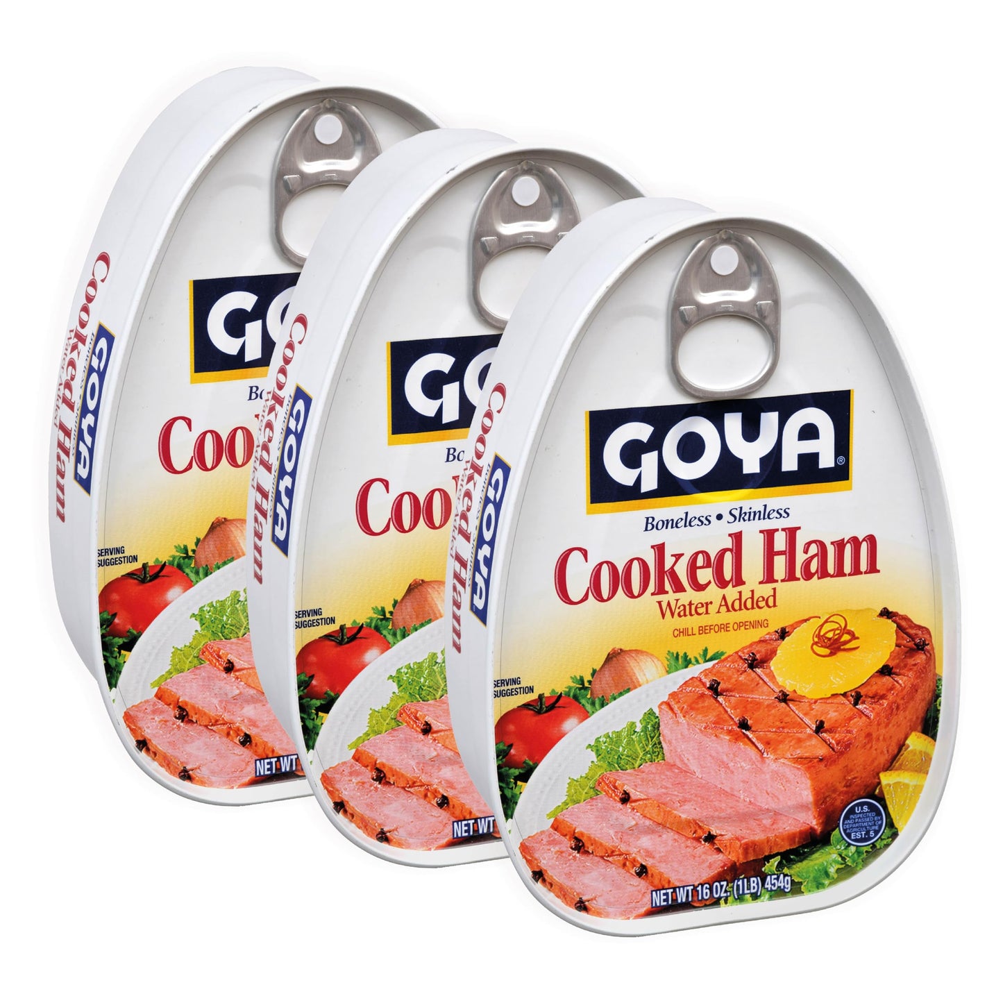 Goya Foods Cooked Ham, 16 Ounce (Pack of 12)