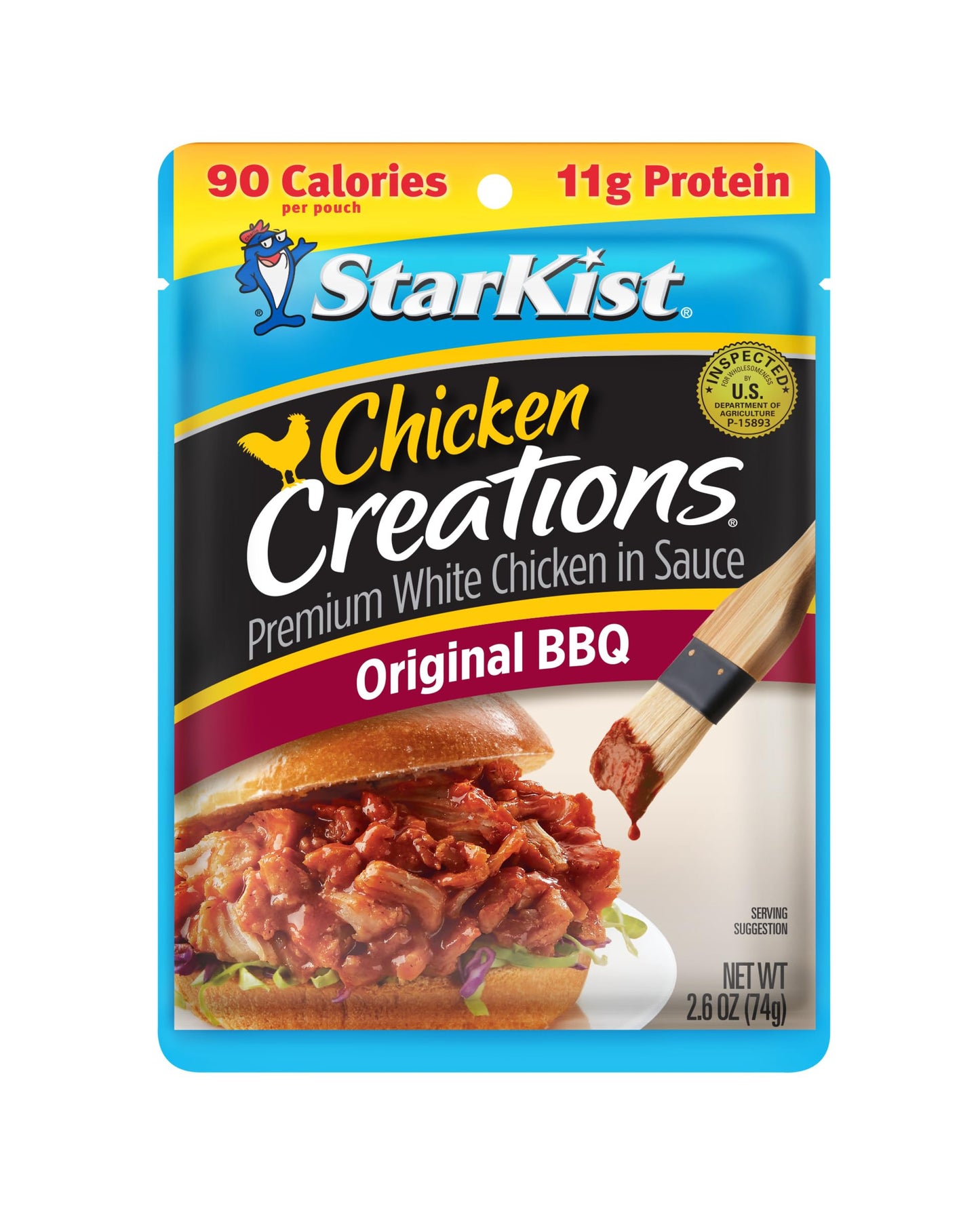 StarKist Chicken Creations, Chicken Salad, 2.6 oz Pouch (Pack of 12)