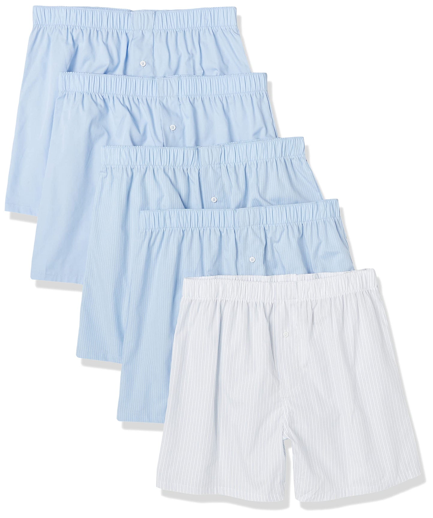 Amazon Essentials Men's Woven Cotton Boxer Short Underwear (Available in Big & Tall)