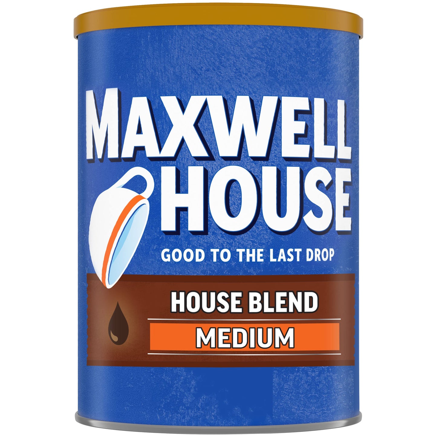 Maxwell House Breakfast Blend Mild Roast Ground Coffee, 38.8 oz Canister