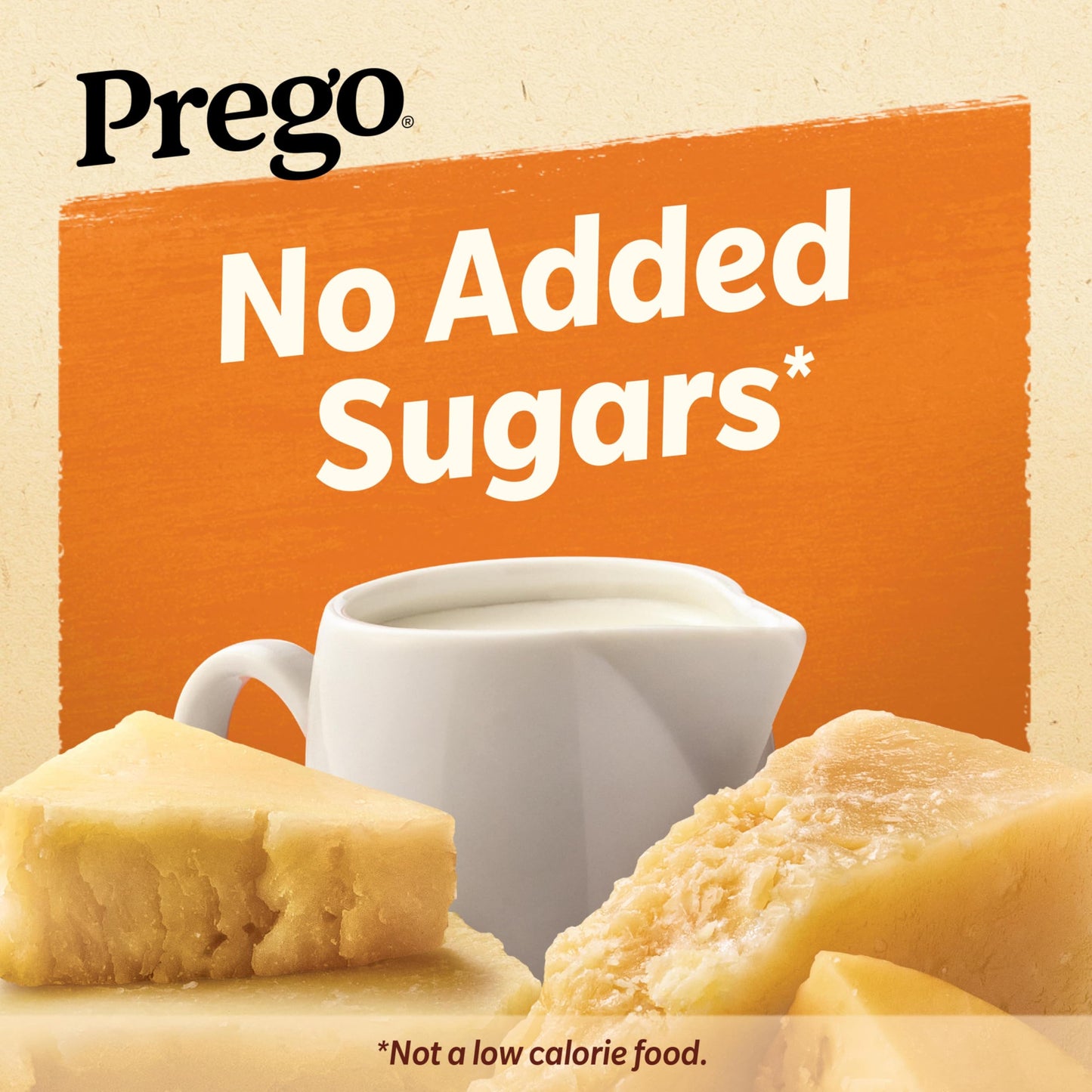 Prego Alfredo Pasta Sauce with Roasted Garlic and Parmesan Cheese, 14.5 oz Jar