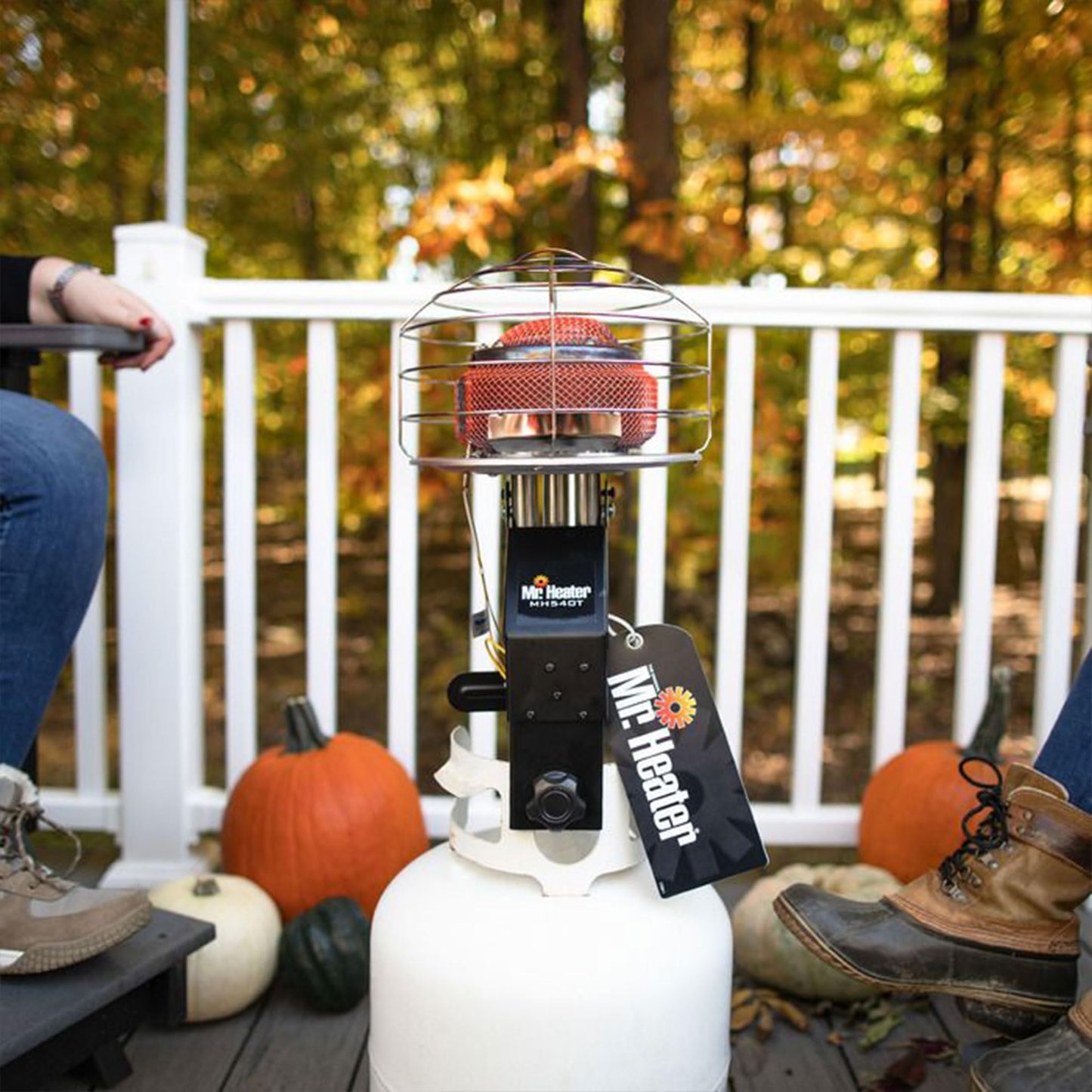 Original 540-Degree 45,000 BTU Tank Top Radiant Propane Heater