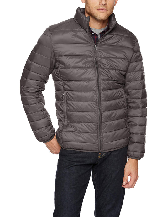 Amazon Essentials Men's Packable Lightweight Water-Resistant Puffer Jacket (Available in Big & Tall)