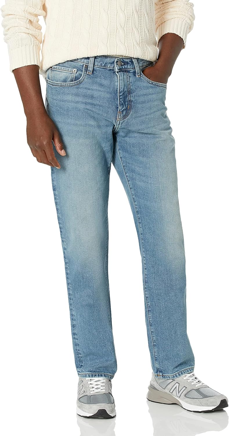 Amazon Essentials Mens Straight-Fit Stretch Jean