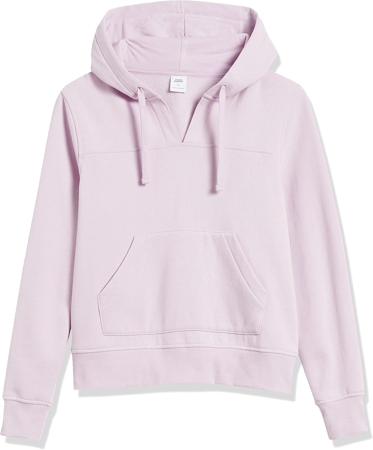 Amazon Essentials Women's Classic-Fit Long-Sleeve V-Neck Hooded Sweatshirt - Discontinued Colors