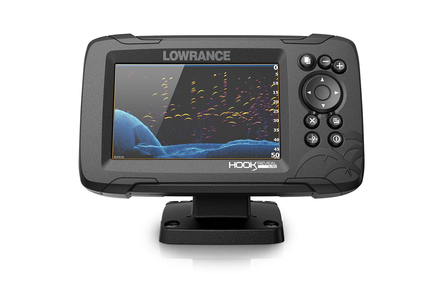 Lowrance HOOK Reveal 5", 7" and 9" Fish Finders with Transducers