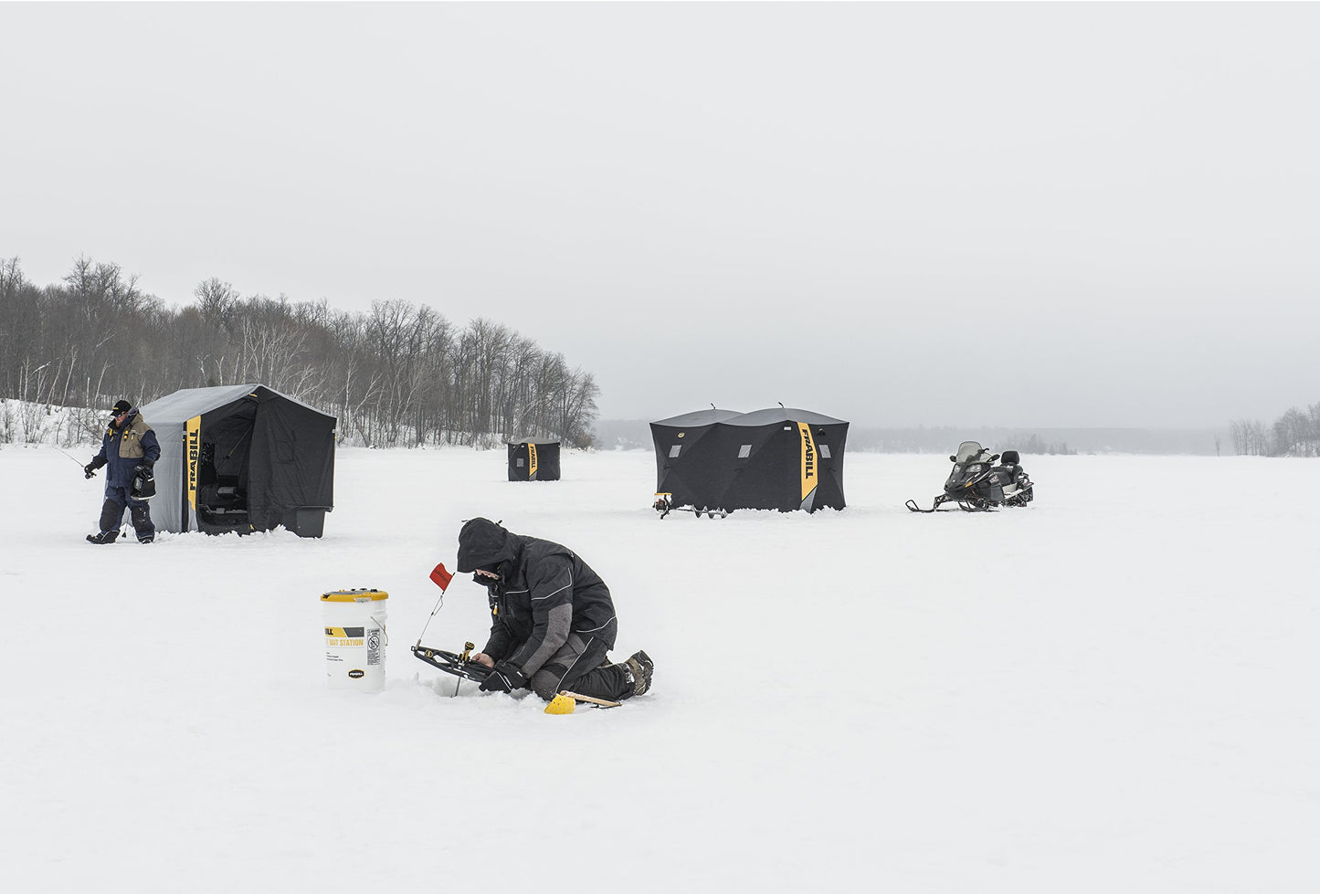 Frabill Hub Shelters | Premium Shelter for Ice-Fishing and Angler Capacities