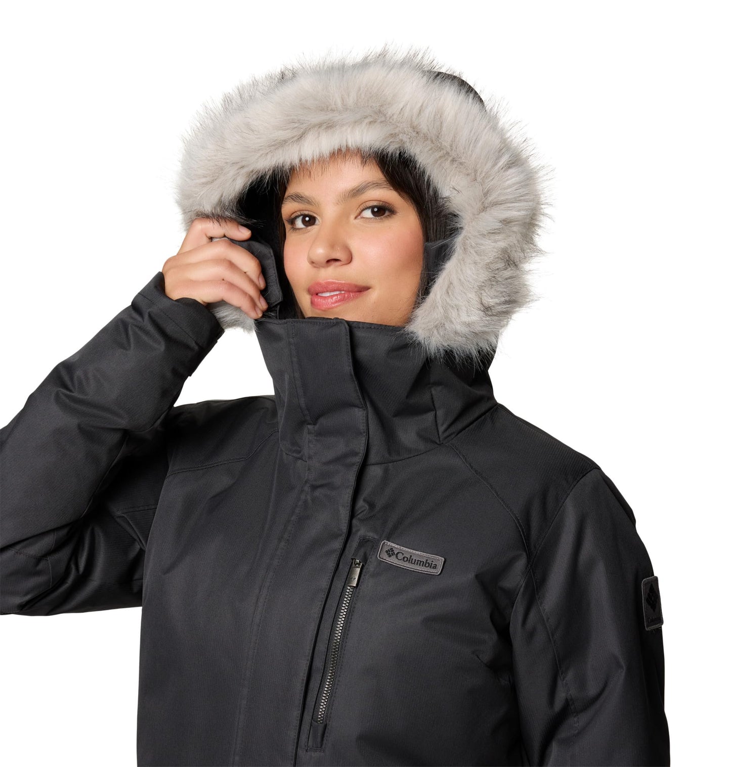 Columbia Women's Suttle Mountain Long Insulated Jacket, 2024 Black, Large