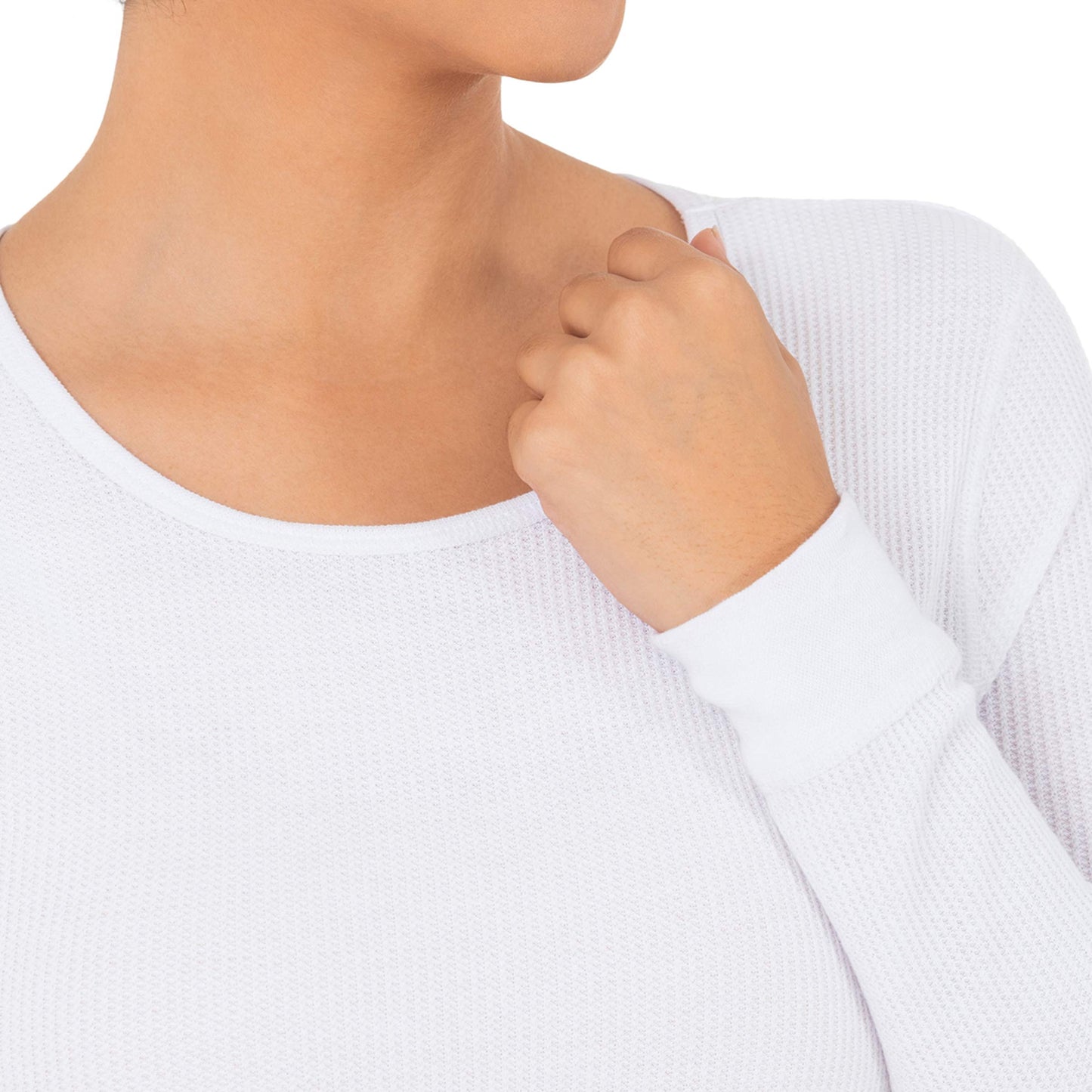 Fruit of the Loom Women's Micro Waffle Premium Thermal Underwear Tee Shirt