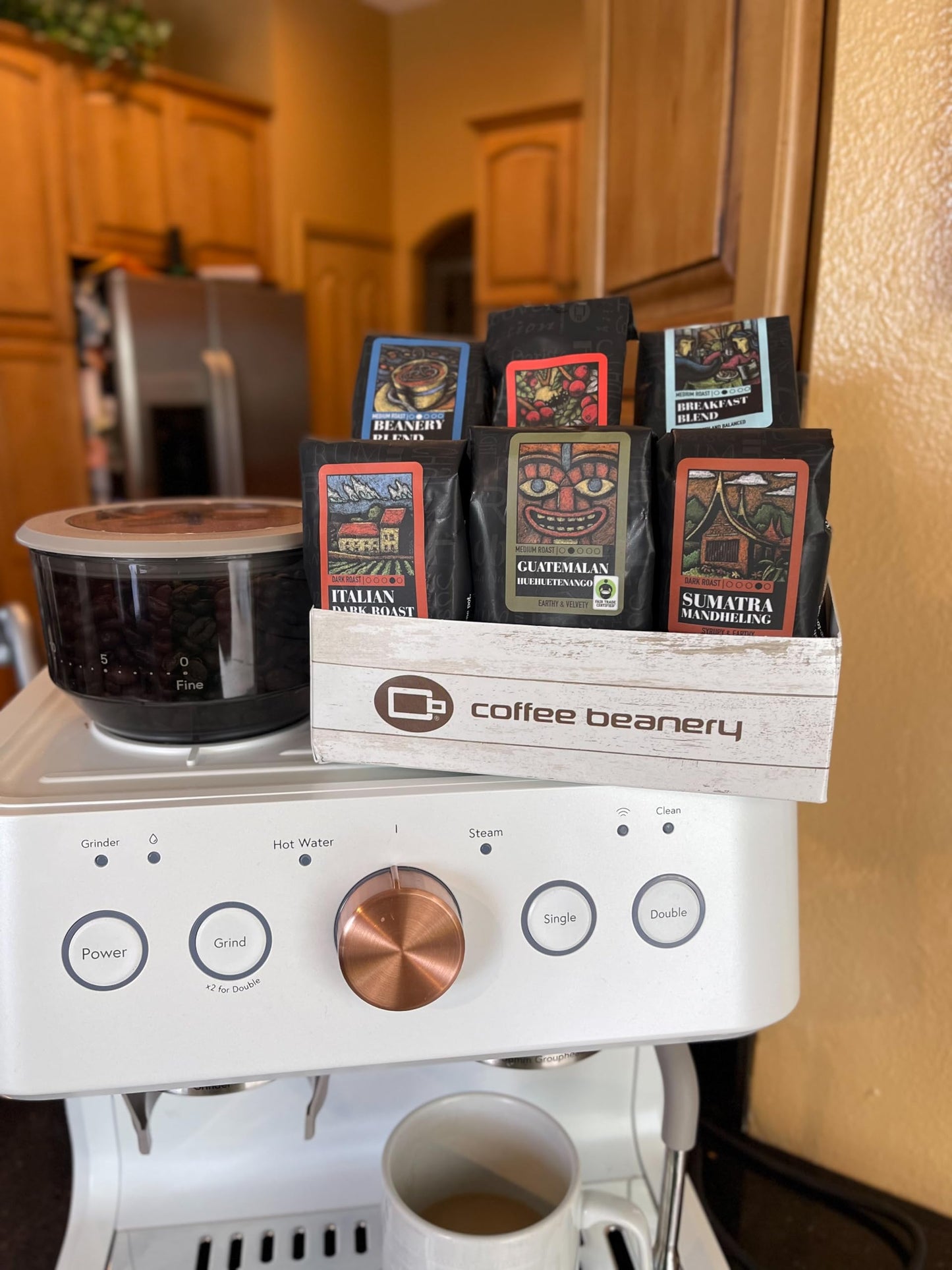 Indulgent Coffee Selection Gift Box | 100% Specialty Arabica Coffee | 12 Sample Bags of Medium Roast Ground Coffee