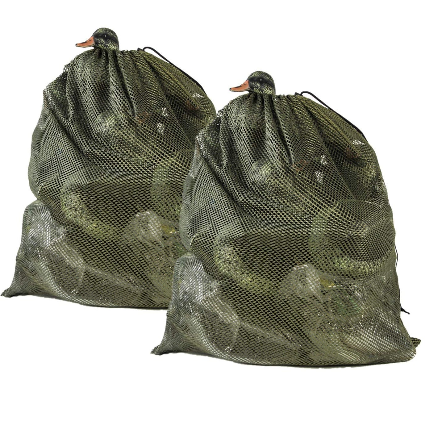 GUGULUZA Mesh Decoy Bags, Green/Camo Duck Decoy Bag for Goose/Turkey/Waterfowl/Pigeon, Light Weight Carrying Storage Backpack for Hunting