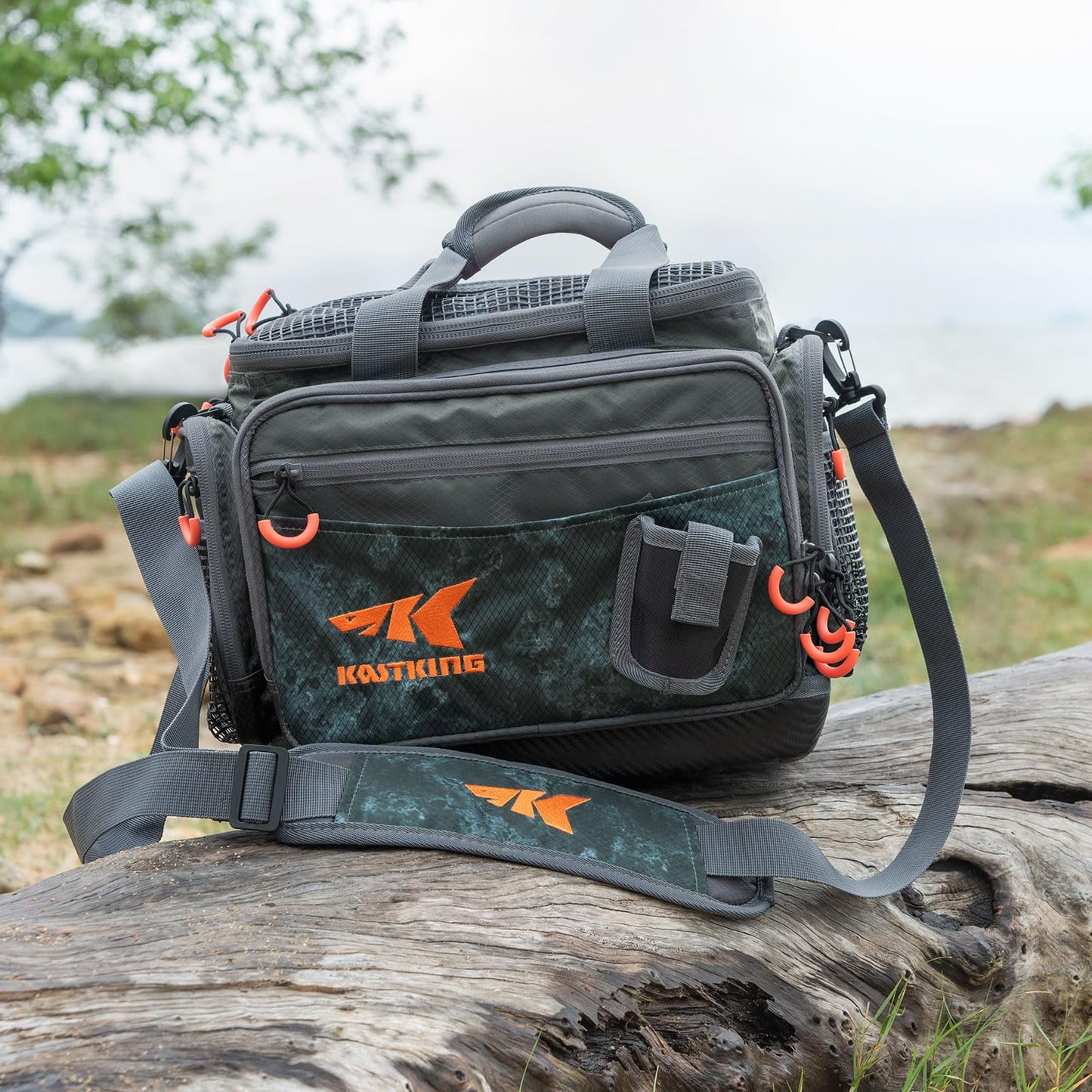 KastKing Fishing Gear & Tackle Bags - Saltwater Resistant Fishing Bags - Fishing Tackle Storage Bags