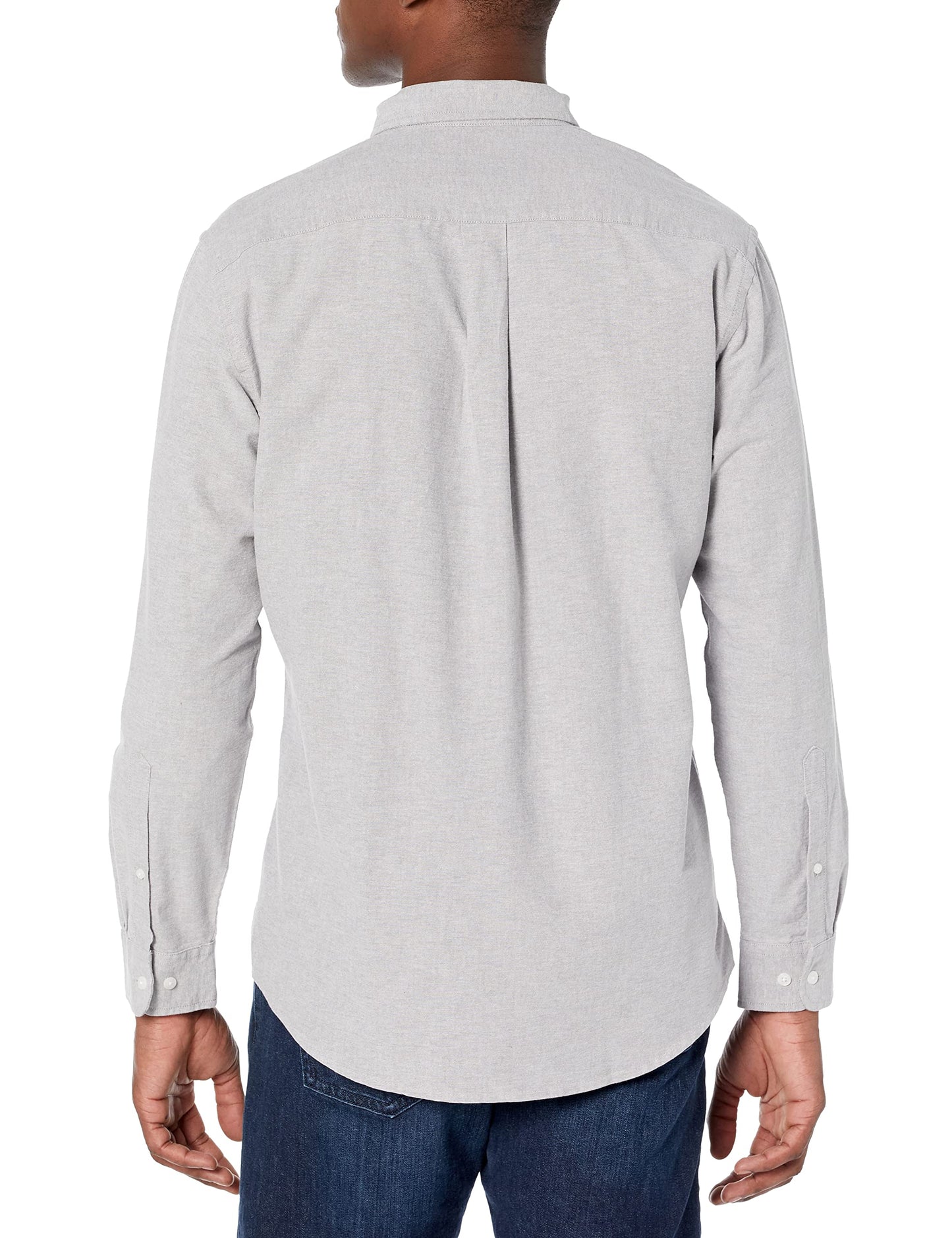 Amazon Essentials Men's Button-Down Long Sleeve Casual Pocket Oxford Shirt