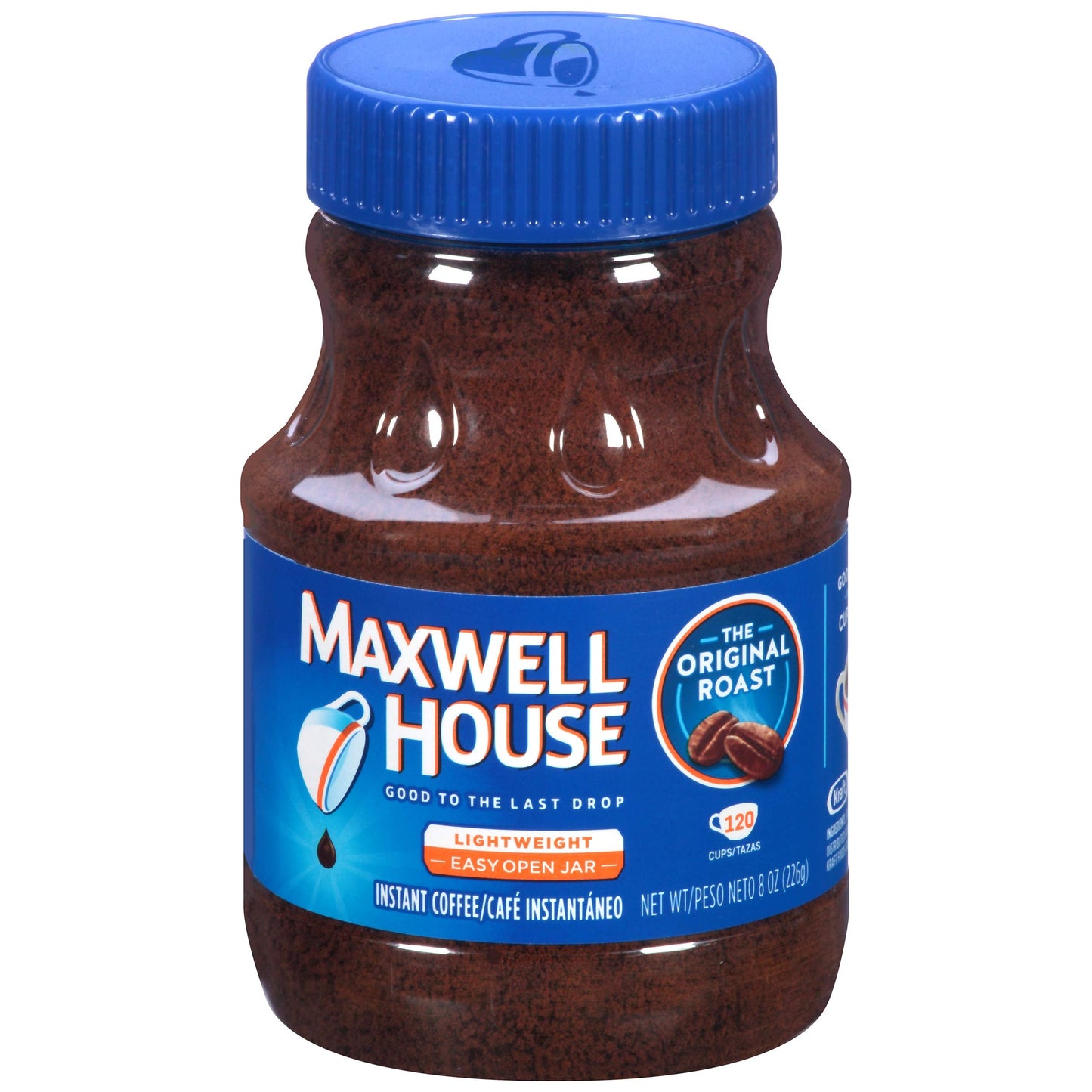Maxwell House Original Roast Instant Coffee, 8 oz Jar