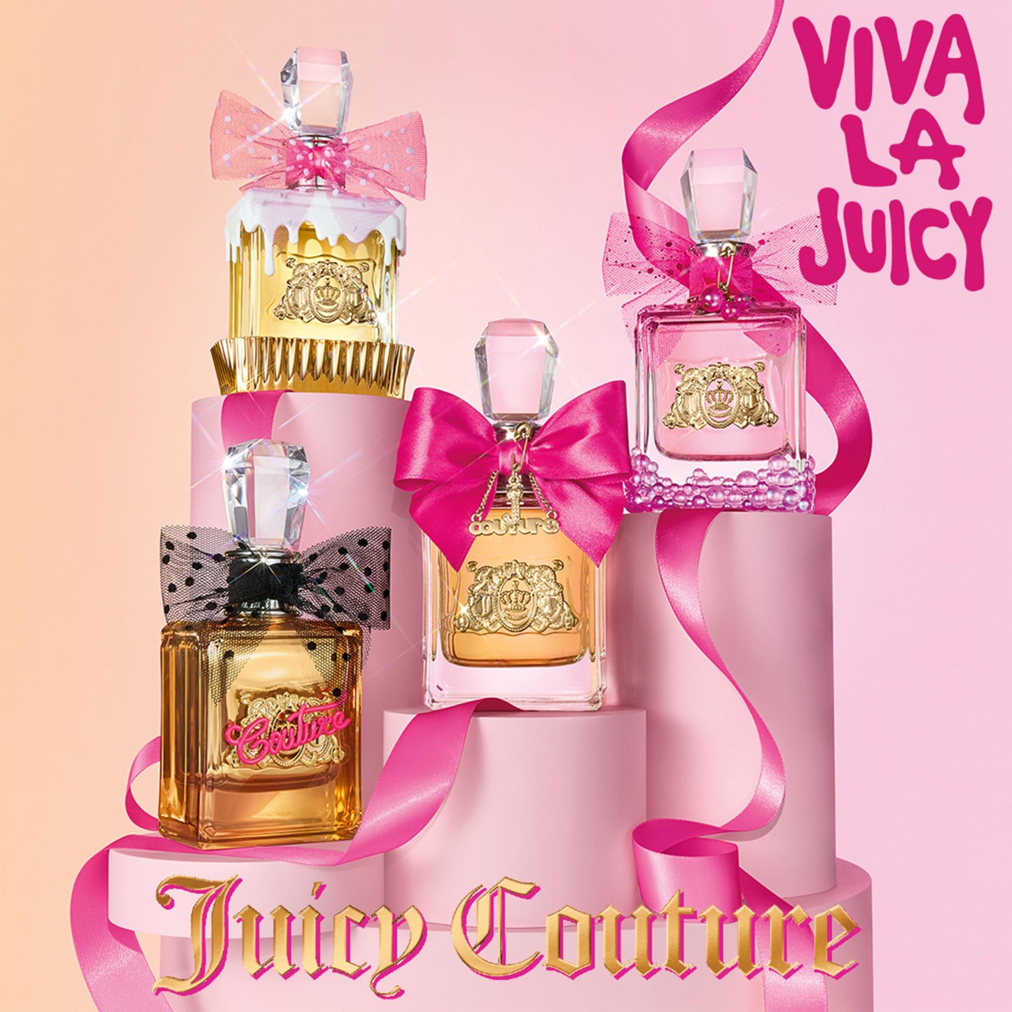 Juicy Couture Viva La Juicy Eau De Parfum, Women's Perfume with Notes of Mandarin, Gardenia & Caramel, Floral & Sweet, EDP Spray, 3.4 fl oz