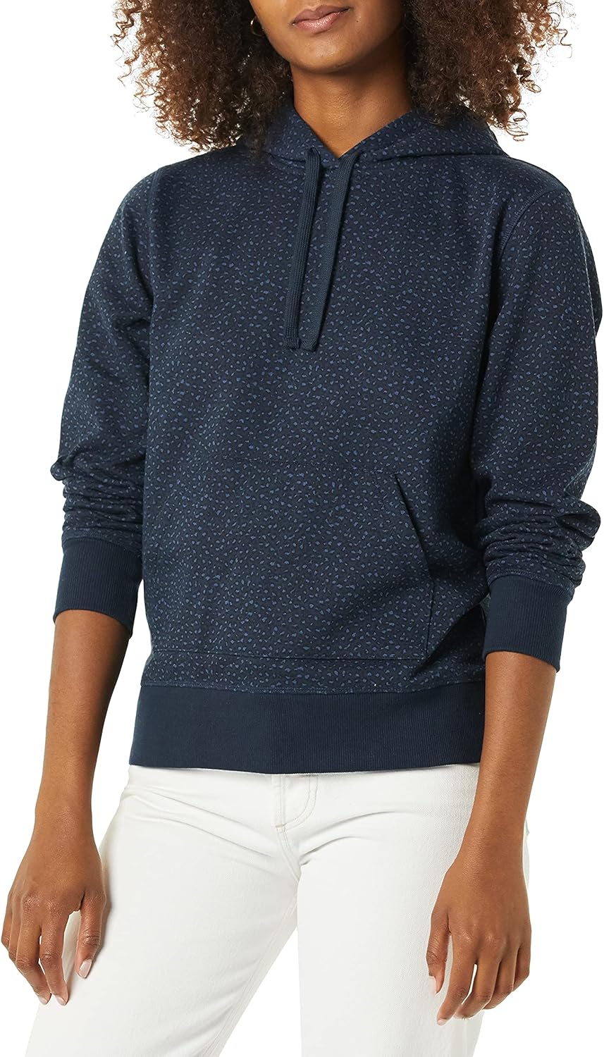 Amazon Essentials Women's Regular-Fit Brushed Back Fleece Pullover Hoodie (Available in Plus Size)