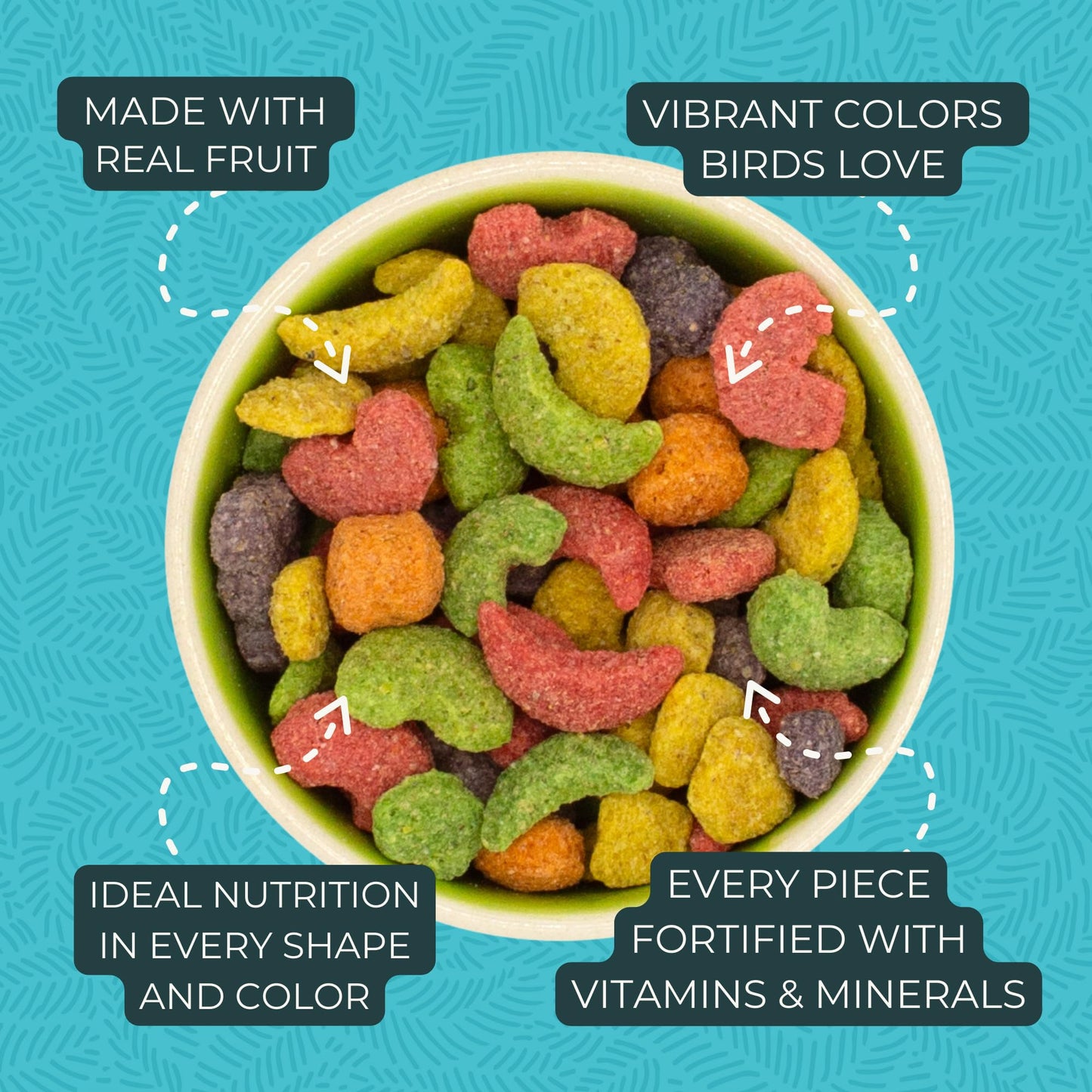 ZuPreem Smart Selects Bird Food, Daily Nutrition for Parrots, Conures, Caiques, African Greys, Eclectus, Small Cockatoos, Bird Feed Pellets & Seed Blend, Parrot Food, (Medium/Large, 4 lb bag)