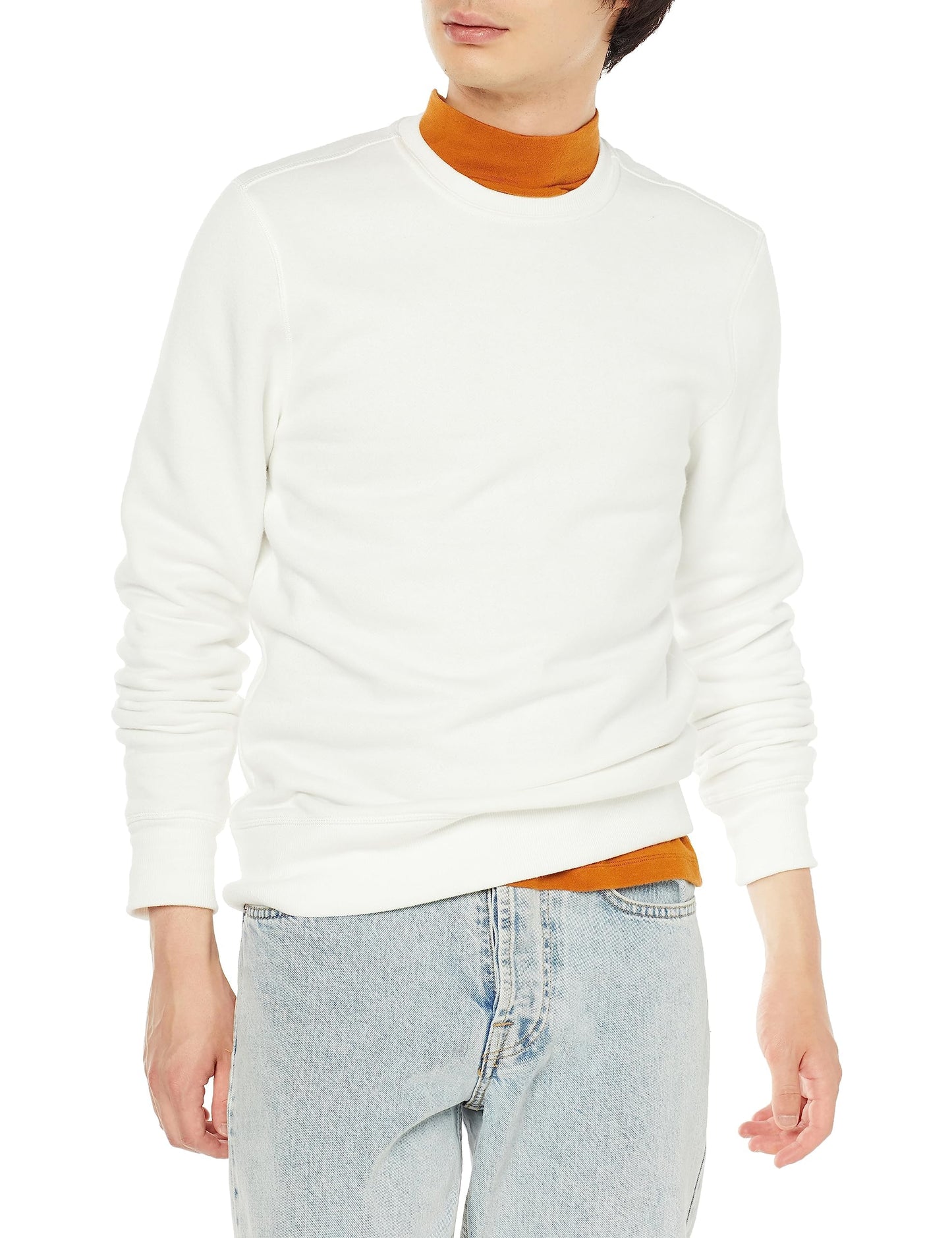 Amazon Essentials Men's Fleece Crewneck Sweatshirt (Available in Big & Tall)