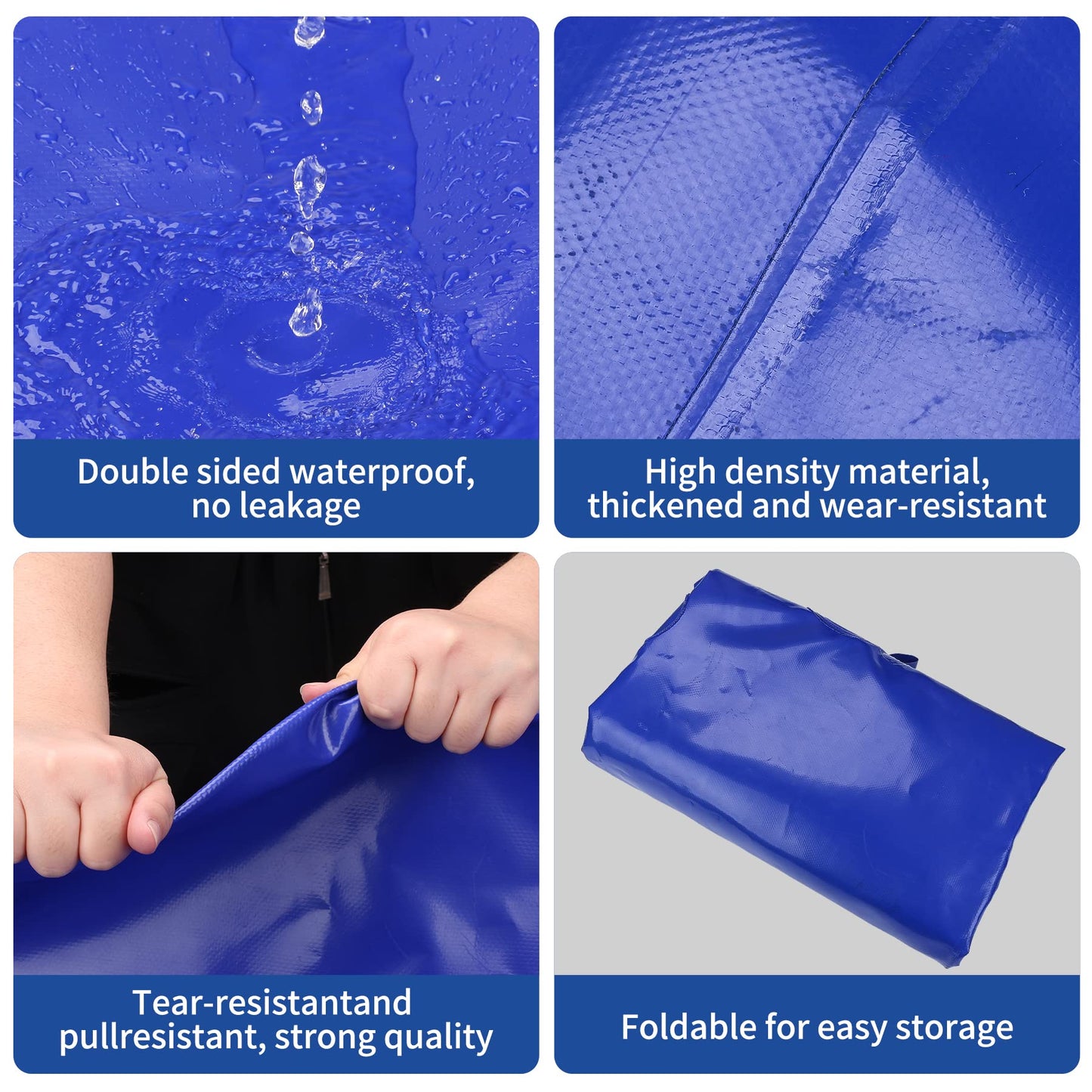 Portable Large Capacity Water Storage Bladder Containers, Foldable Water Bladder Tank, Camping Garden Drought Resistance Agricultural Irrigation Outdoor RV Emergency Water