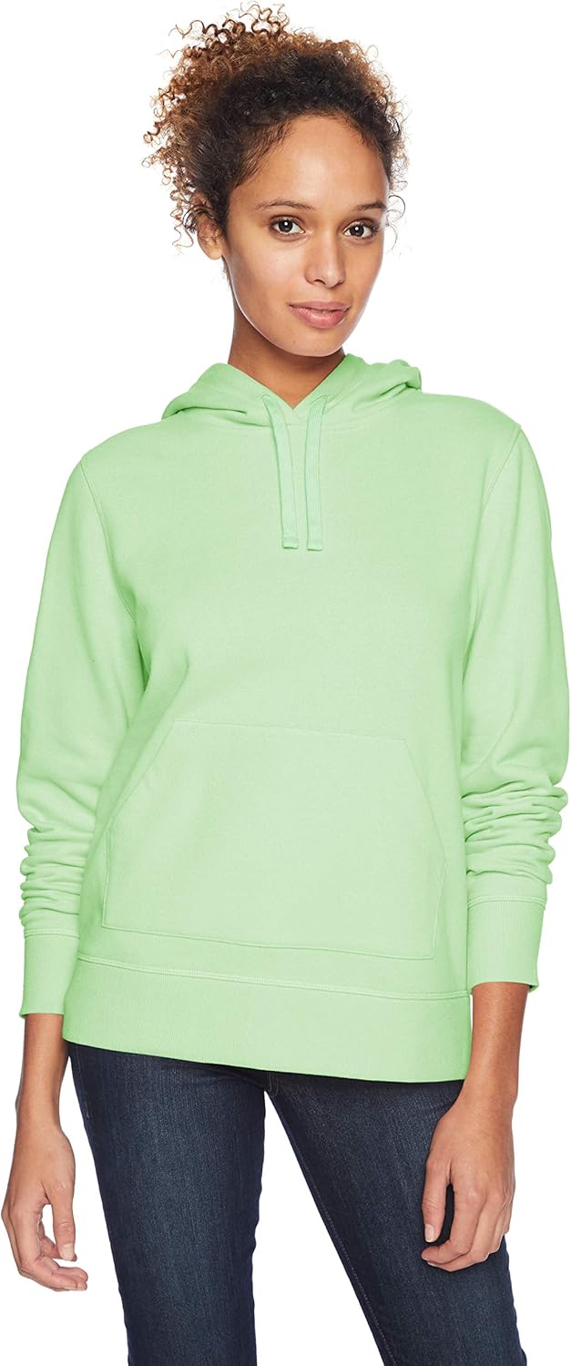 Amazon Essentials Women's Regular-Fit Brushed Back Fleece Pullover Hoodie (Available in Plus Size)