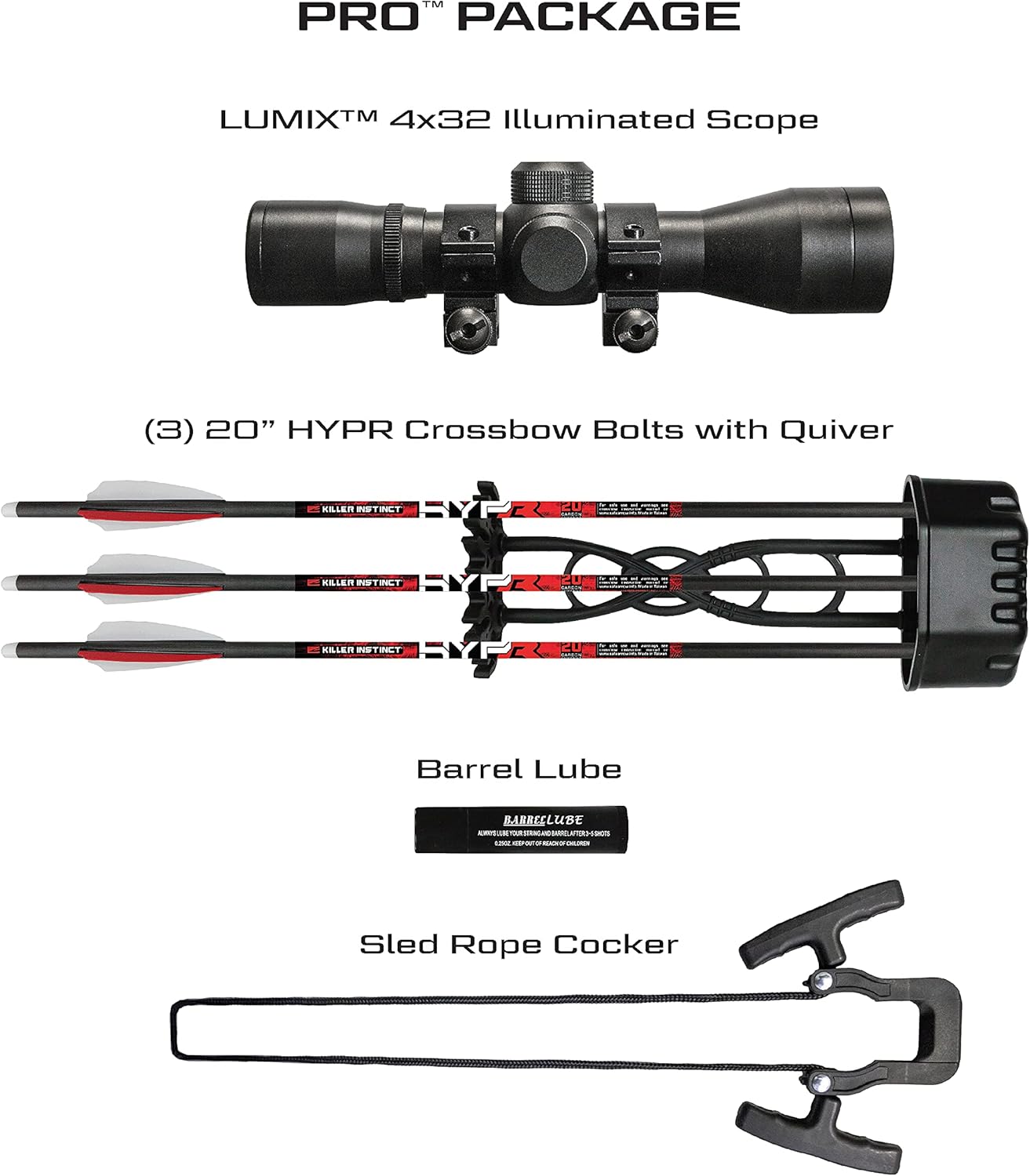 Killer Instinct Fatal-X Crossbow with RDC Crank Pro Package. The Best Narrow Limb Crossbow for Hunting!