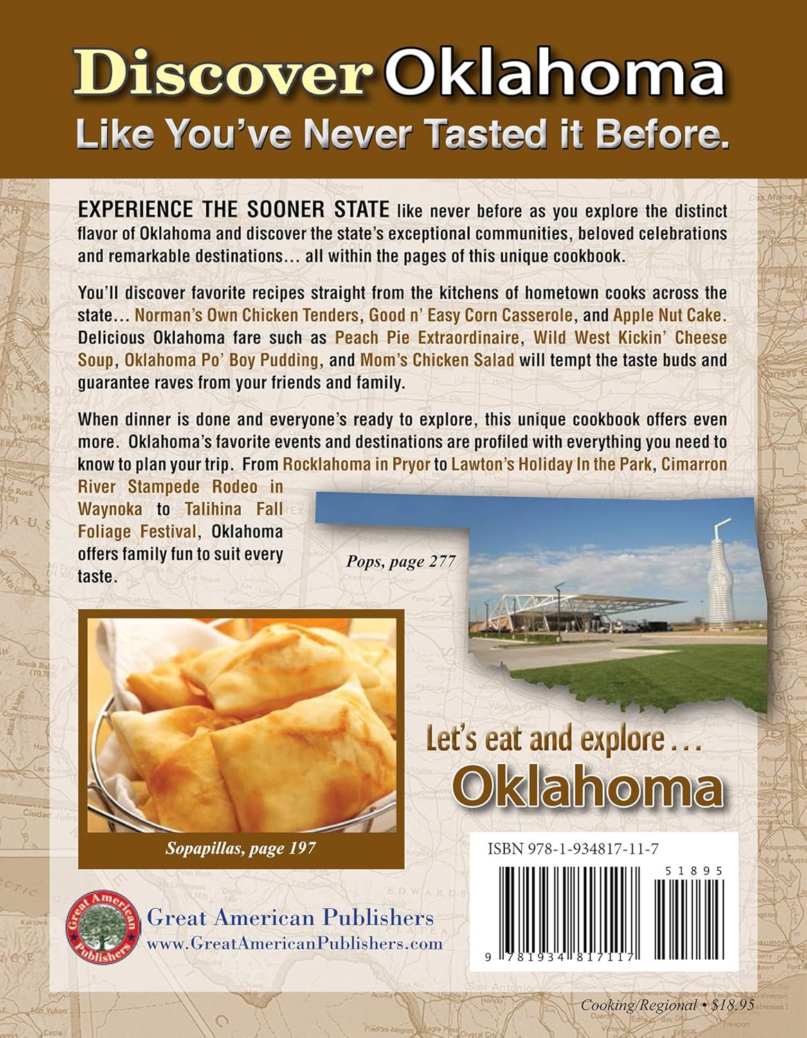 Eat & Explore Oklahoma Cookbook & Travel Guide (Eat & Explore State Cookbook)