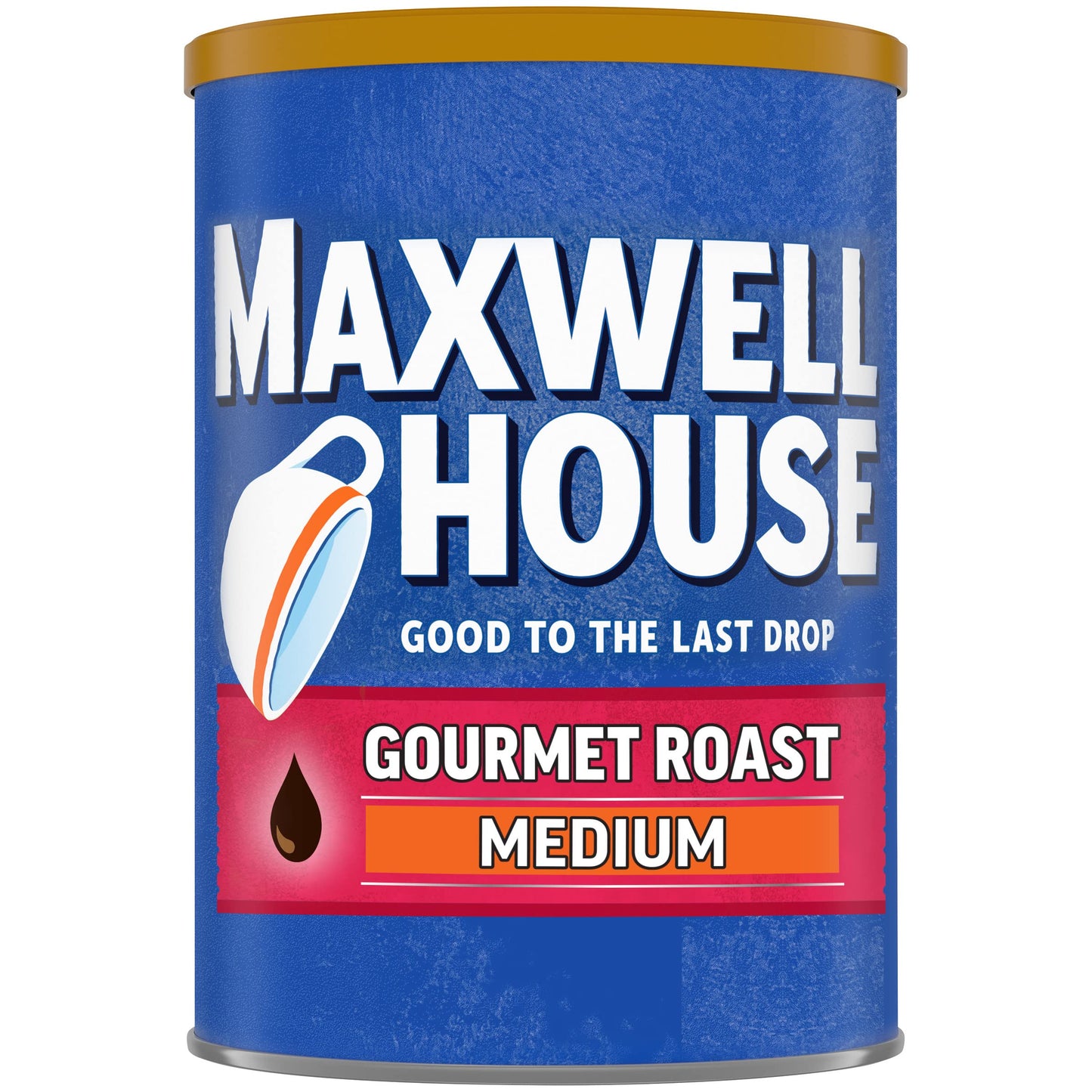 Maxwell House Breakfast Blend Mild Roast Ground Coffee, 38.8 oz Canister
