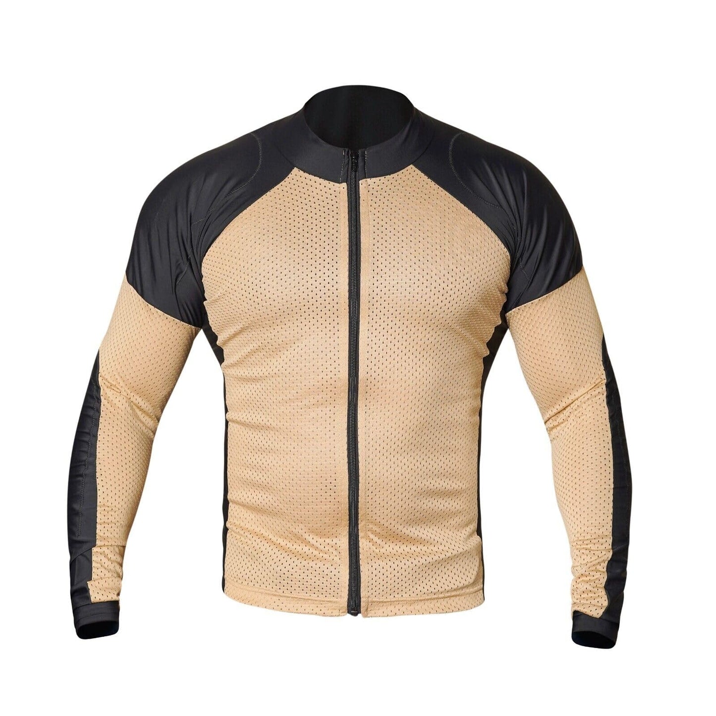 WICKED STOCK Mesh Armored Motorcycle Shirt - CE Level 2 Unisex Motorcycle Protective Shirt for Summer with Removable Padding