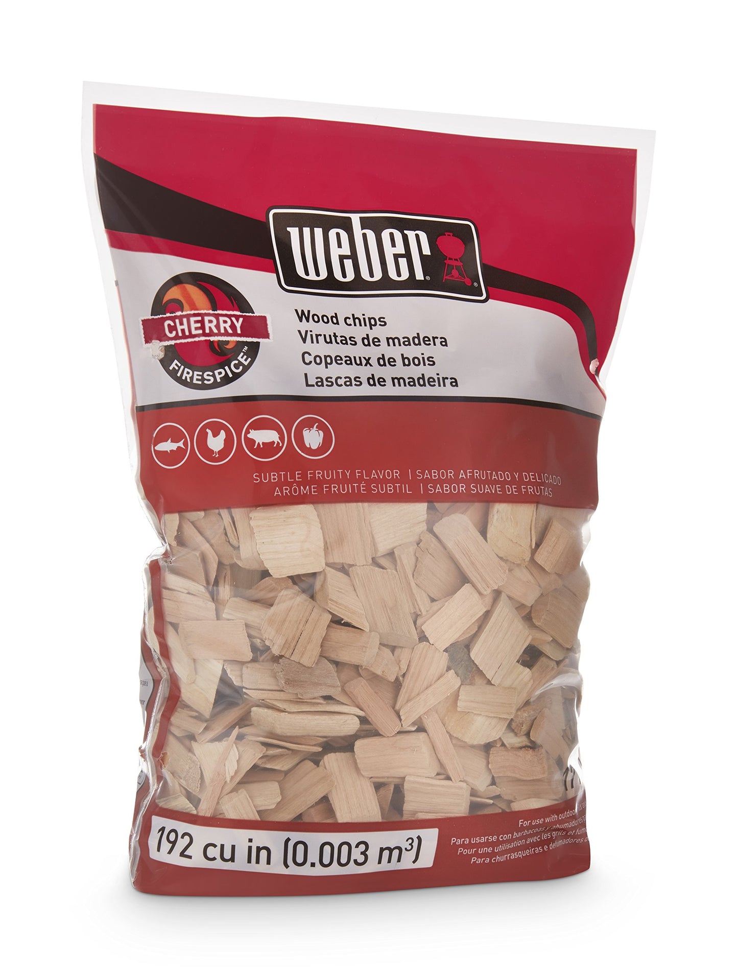 Weber Apple Wood Chips, for Grilling and Smoking, 192 Cu. in