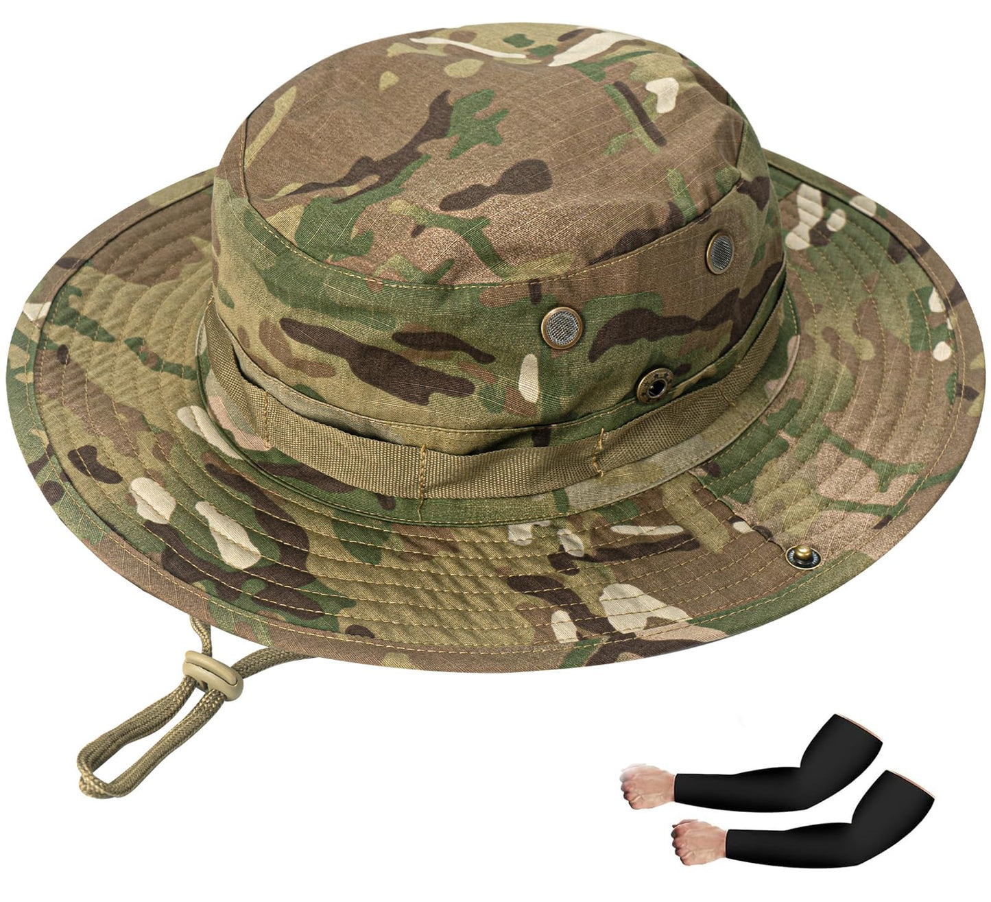 Sun Hats for Men Women Boonie Hat UPF 50+ Bucket Hat Wide Brim UV Protection Fishing Hiking Safari Outdoor Hats