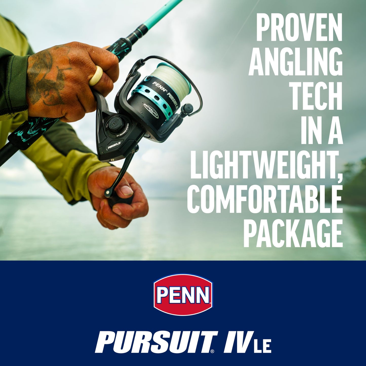 PENN Pursuit III & Pursuit IV Spinning Reel and Fishing Rod Combo