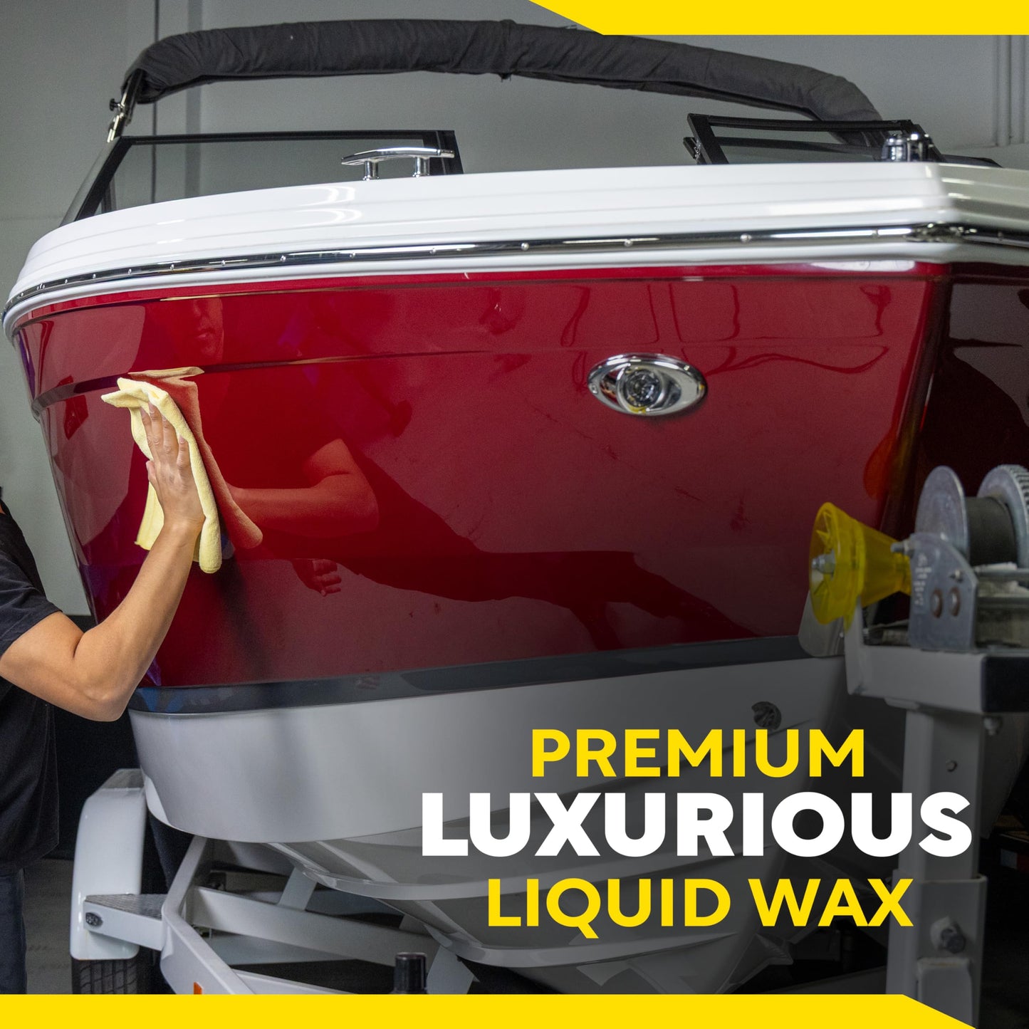 Meguiar’s Marine/RV Fiberglass Restoration System, M4965, 3-Piece Fiberglass Repair Kit with Oxidation Remover, High-Gloss Boat Polish and Wax, Christmas Gift Ideas for Car Dads