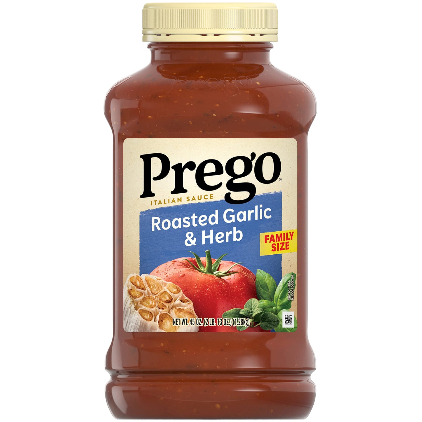 Prego Traditional No Sugar Added Pasta Sauce, 23.5 Oz Jar (Case of 6)