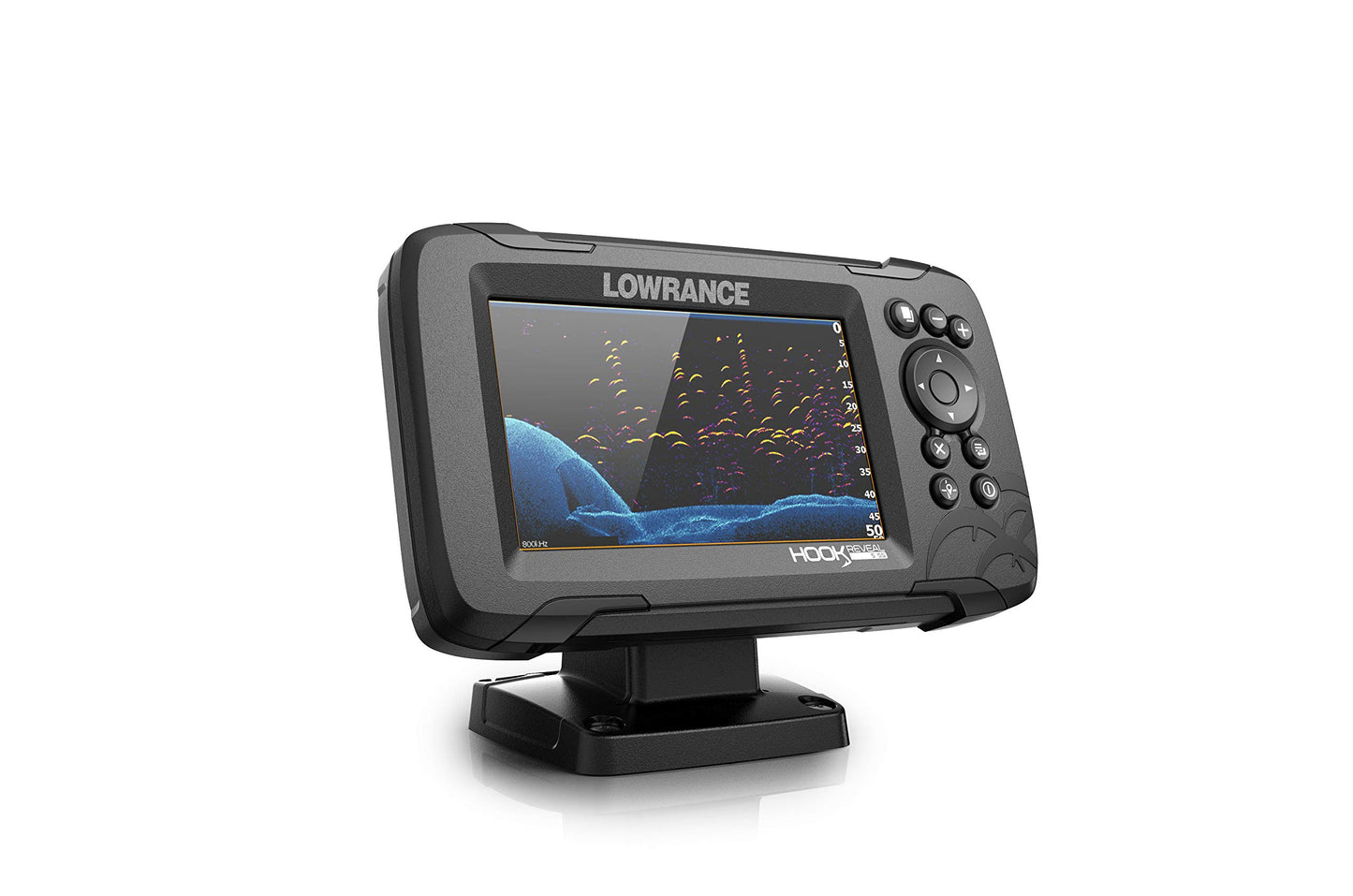 Lowrance HOOK Reveal 5", 7" and 9" Fish Finders with Transducers