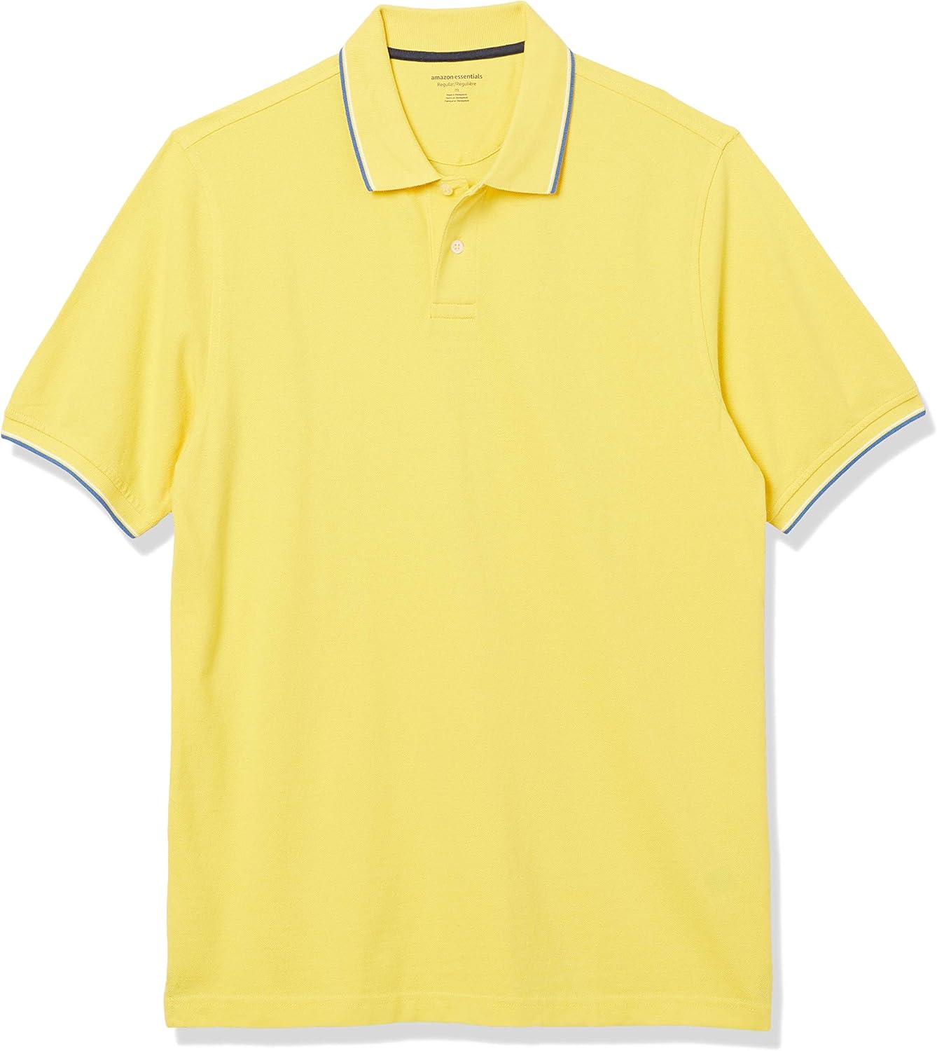 Amazon Essentials Men's Regular-Fit Short Sleeve Cotton Pique Polo Shirt (Available in Big & Tall)