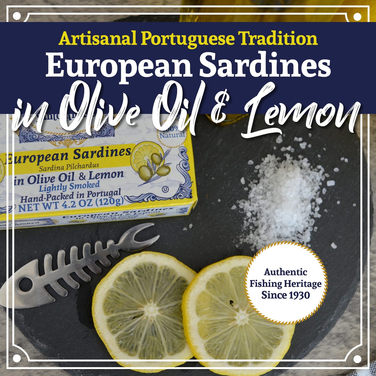 Santo Amaro - 6 Flavor Variety Pack Sampler European Wild Sardines - Virgin Olive Oil - Tomato Sauce from Puree - Virgin Olive Oil & Spicy Red Piri Piri Pepper - Spring Water - Virgin Olive Oil & Lisbon Lemon - Tomato Puree with Spicy Red Piri Piri Pepper