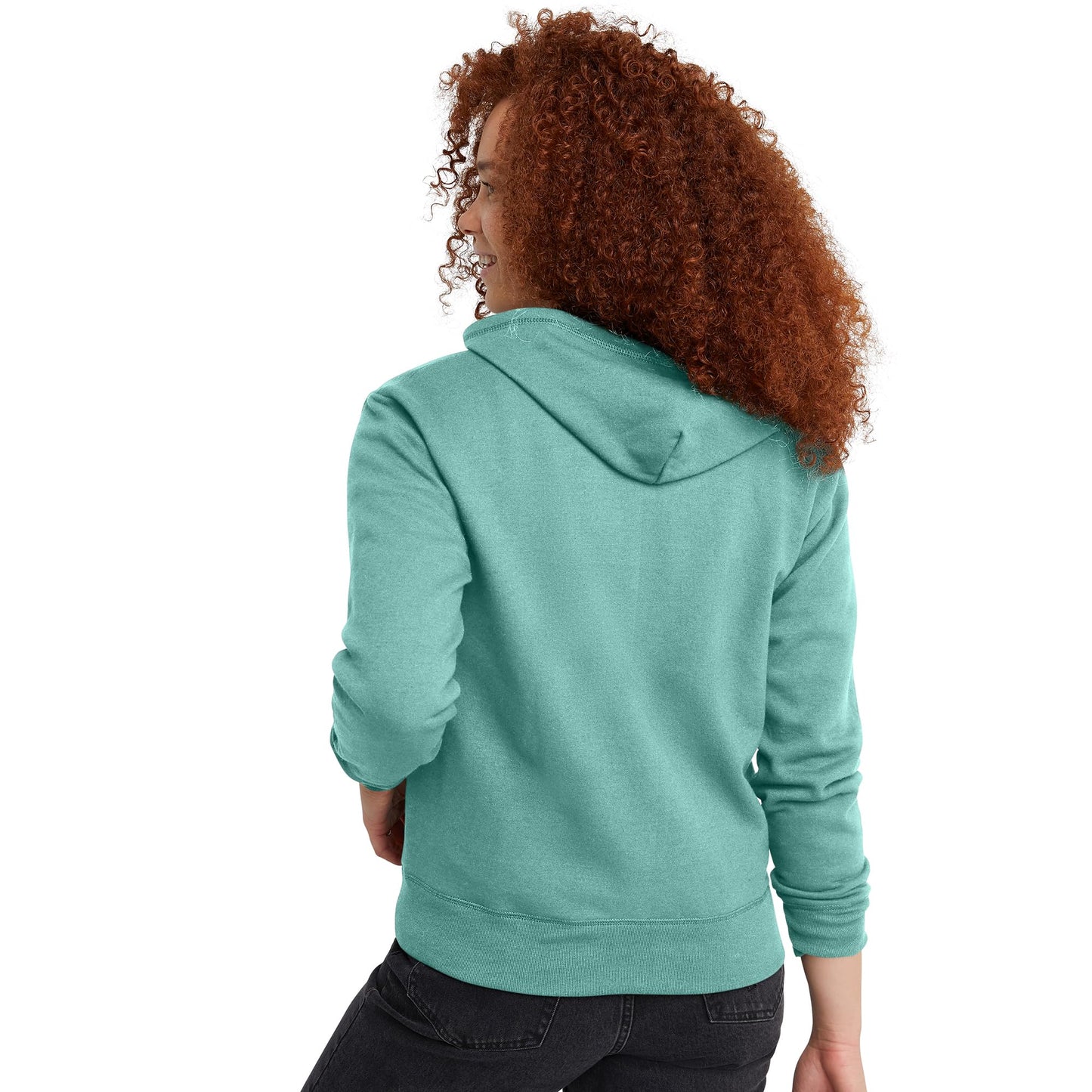 Hanes Women's Hoodie, Ecosmart Fleece Full-zip Hoodie, Zip-up Hooded Sweatshirt