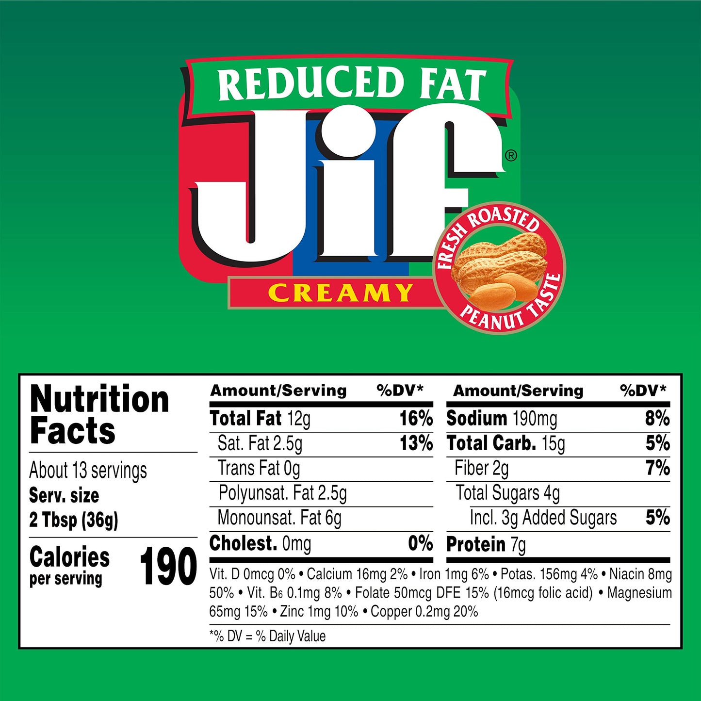 Jif Creamy Peanut Butter, 16 Ounces (Pack of 3)