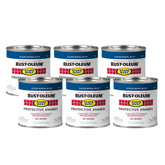 Rust-Oleum 7779502 Stops Rust Brush On Paint, Quart, Gloss Black, 32 Fl Oz (Pack of 1)