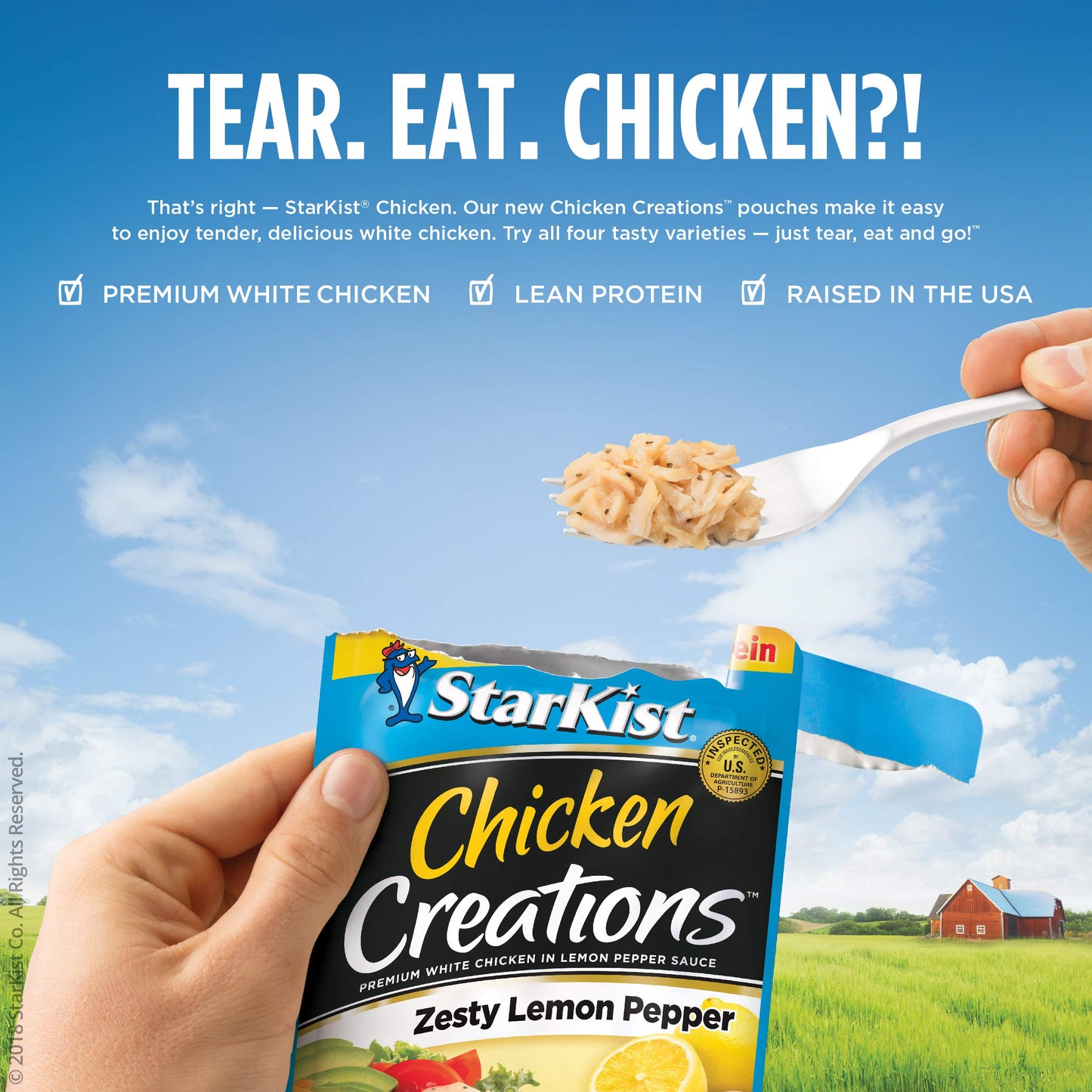 StarKist Chicken Creations, Chicken Salad, 2.6 oz Pouch (Pack of 12)