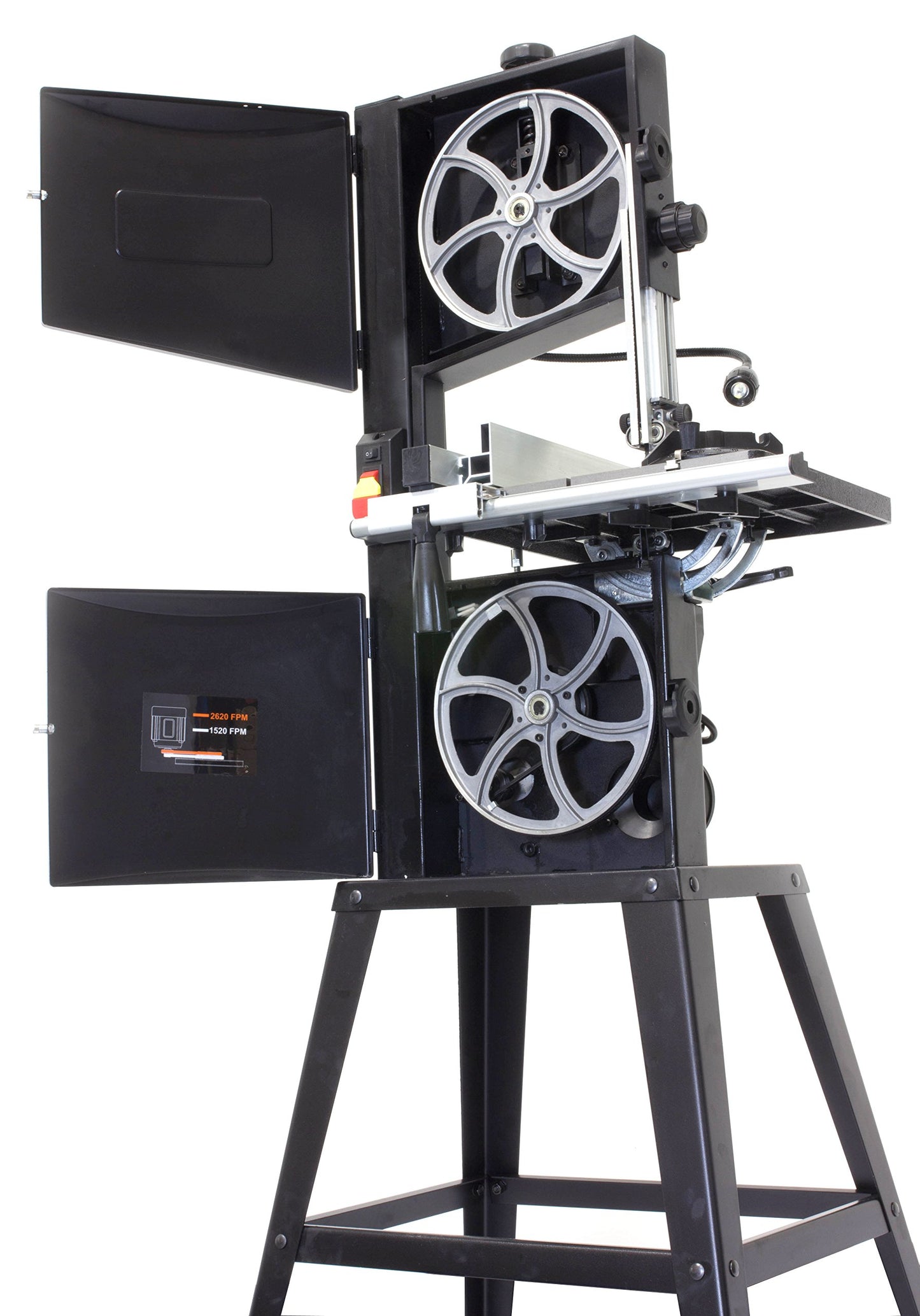 WEN Band Saw with Stand, 10-Inch, 3.5-Amp, Two-Speed (BA3962),Black
