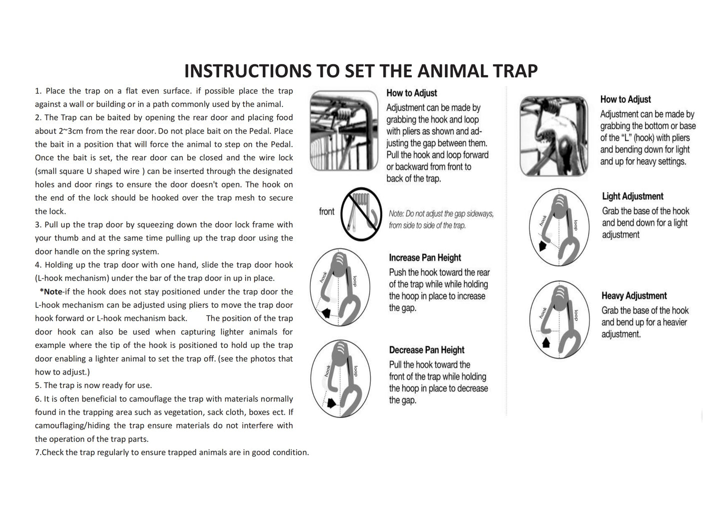 Faicuk Heavy Duty Squirrel Trap Chipmunk Trap Rat Trap and Other Similar-Size Rodents - 16.3” x 6” x 6.7”