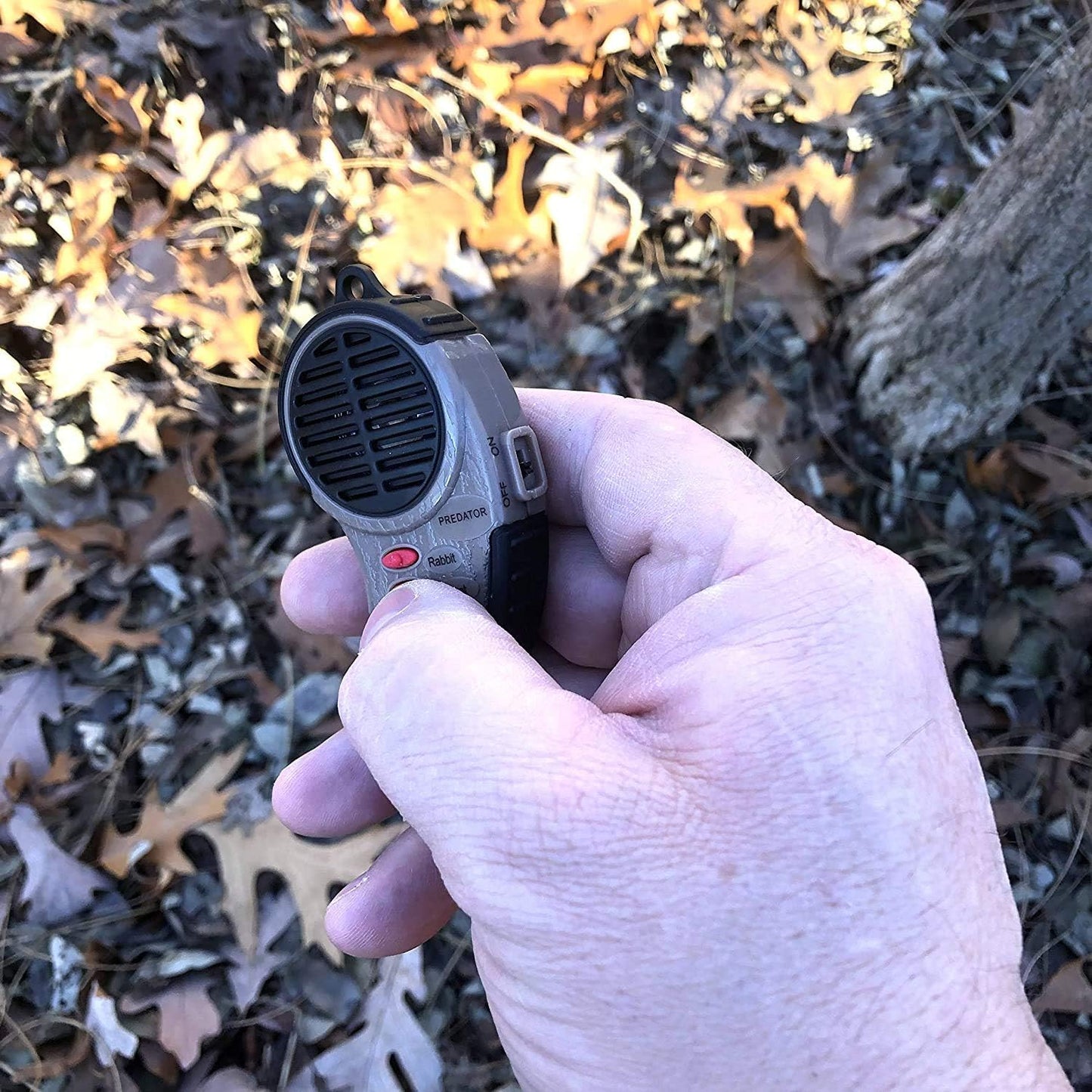 Cass Creek - Mini Predator Call - CC334 - Handheld Electronic Predator Call - Coyote Call Brown, 5.5" x 3.75" x .75"