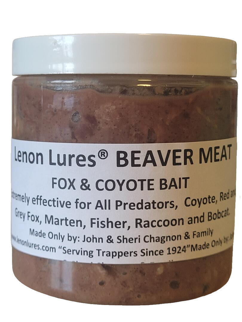 Lenon's Beaver Meat Fox & Coyote Bait Available 8 oz to Gallon Size