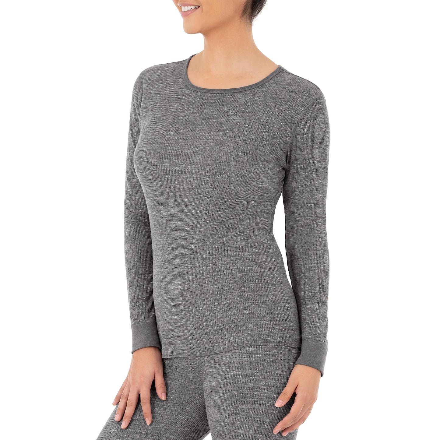 Fruit of the Loom Women's Micro Waffle Premium Thermal Underwear Tee Shirt