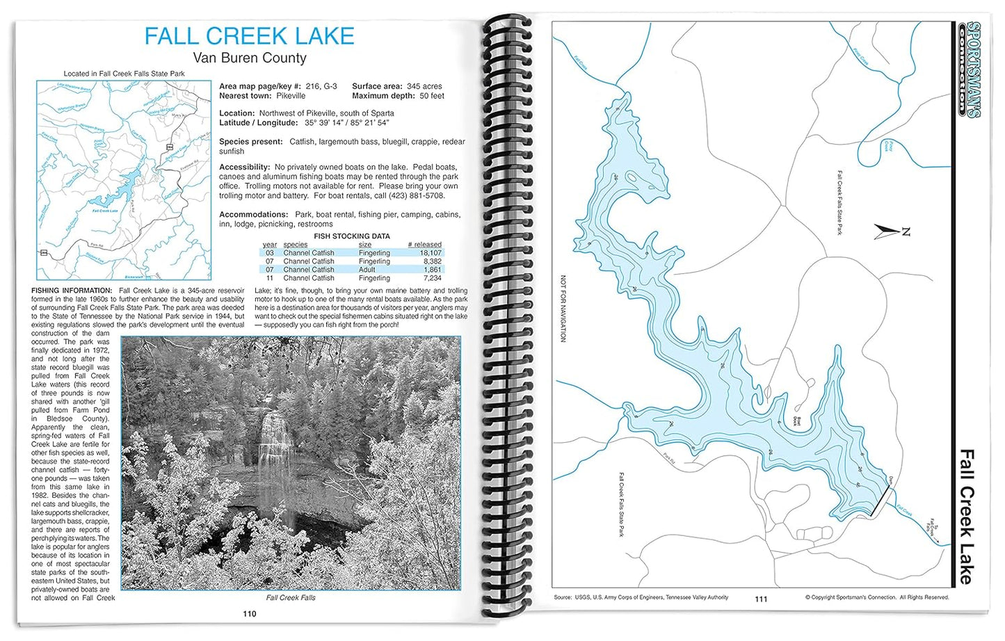 Middle Tennessee Fishing Map Guide