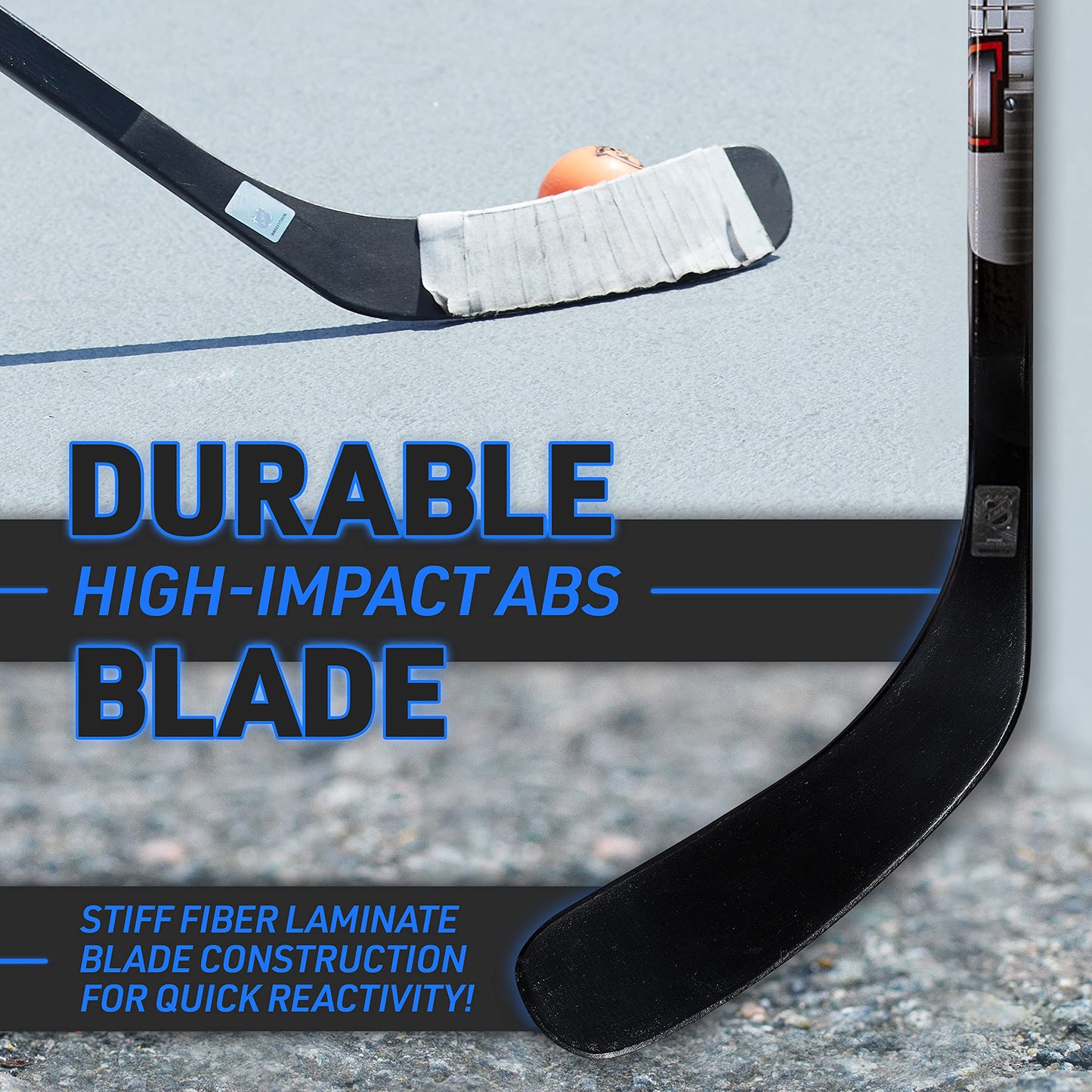 Franklin Sports Hockey Stick - Right Handed - 52 Inch - NHL - Ambush